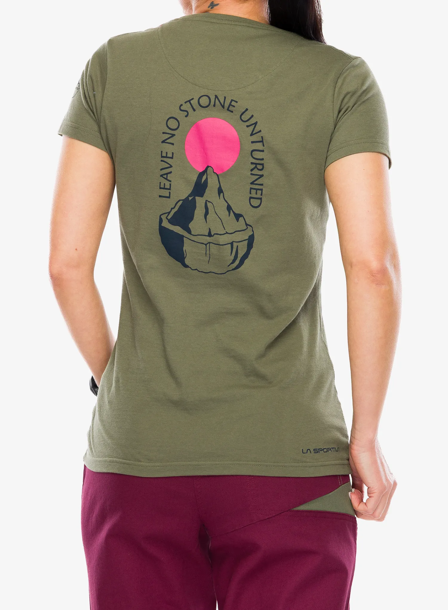 La Sportiva Stone T-Shirt Női pamutpóló - cypress/night sky