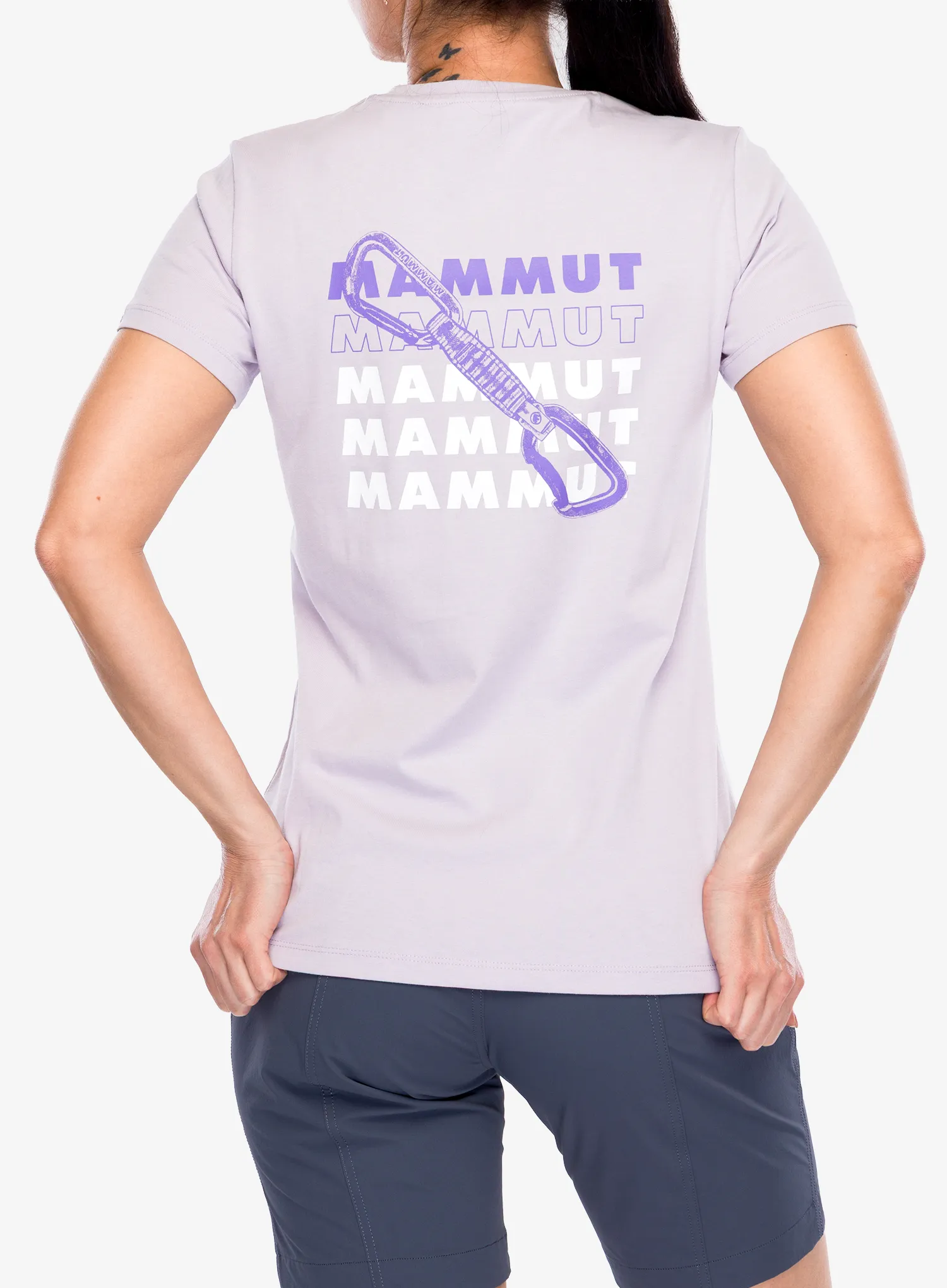 Mammut Massone T-Shirt Quickdraw Női pamutpóló - alpine calamint