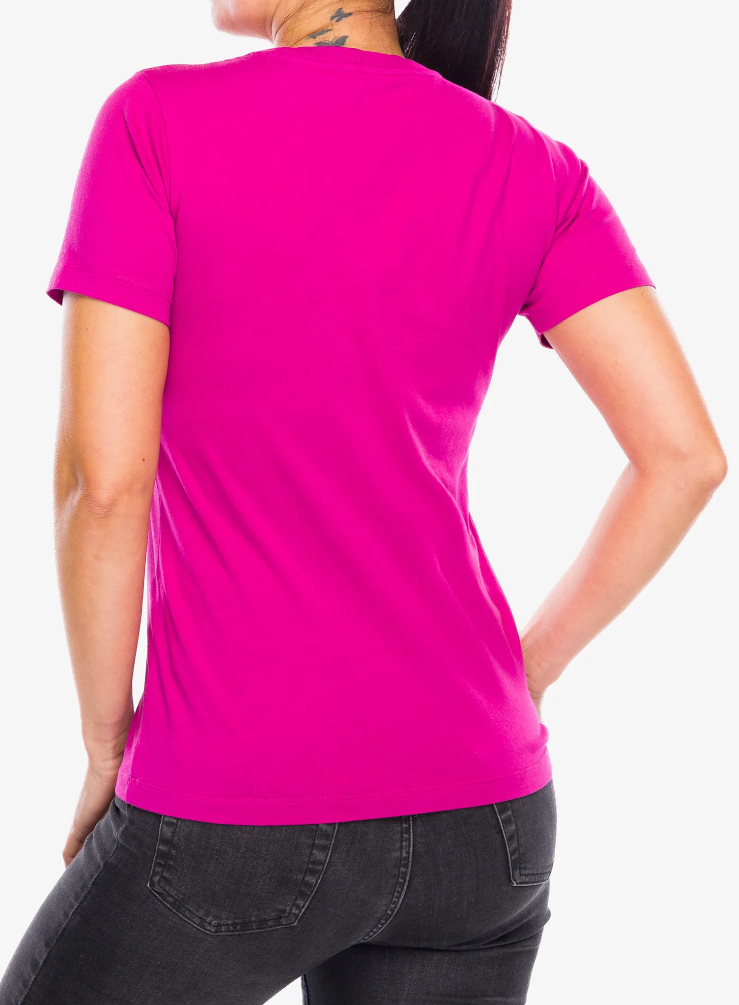 Norrona 29 Cotton Norrona Viking T-Shirt Női pamutpóló - festival fuchsia