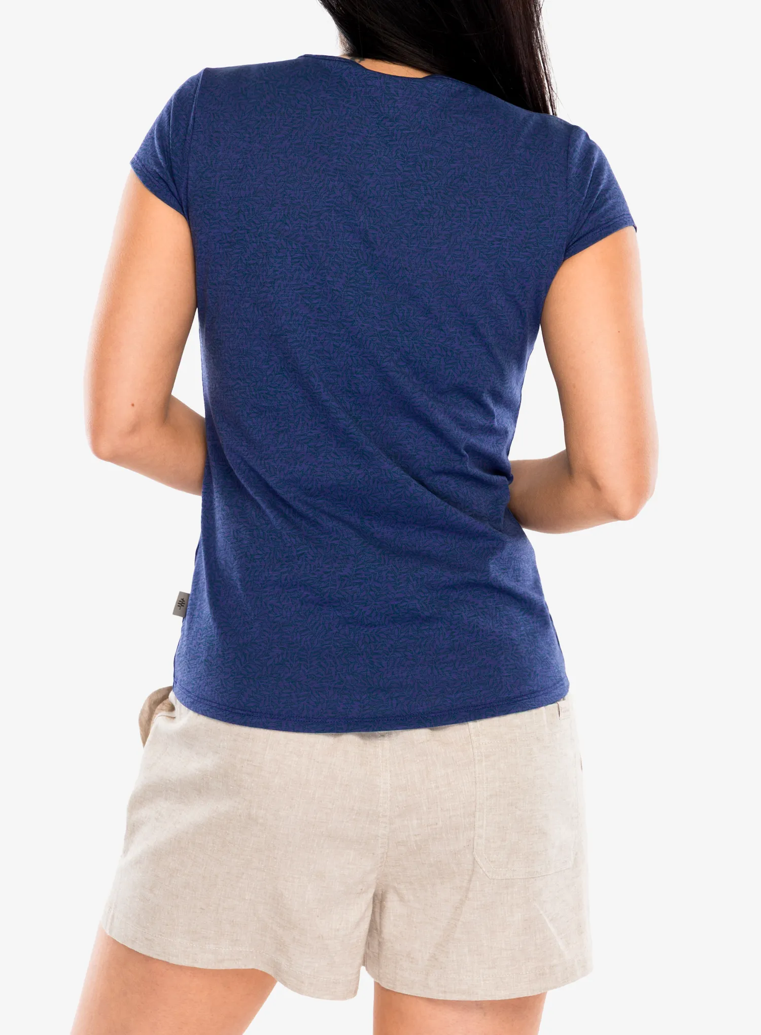 Royal Robbins Featherweight Slub Tee Női pamutpóló - future dusk nisene pt