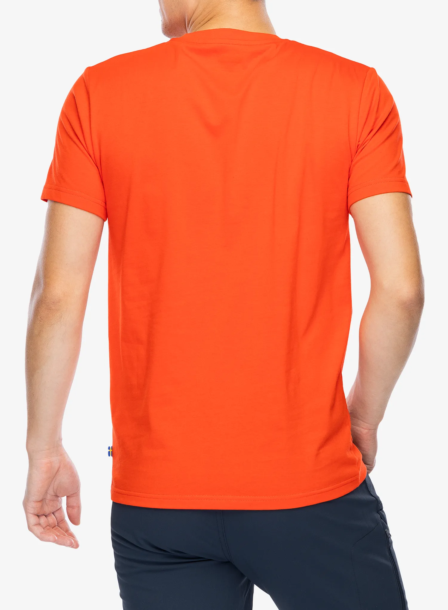 Fjallraven 1960 Logo T-Shirt Pamutpóló - flame orange