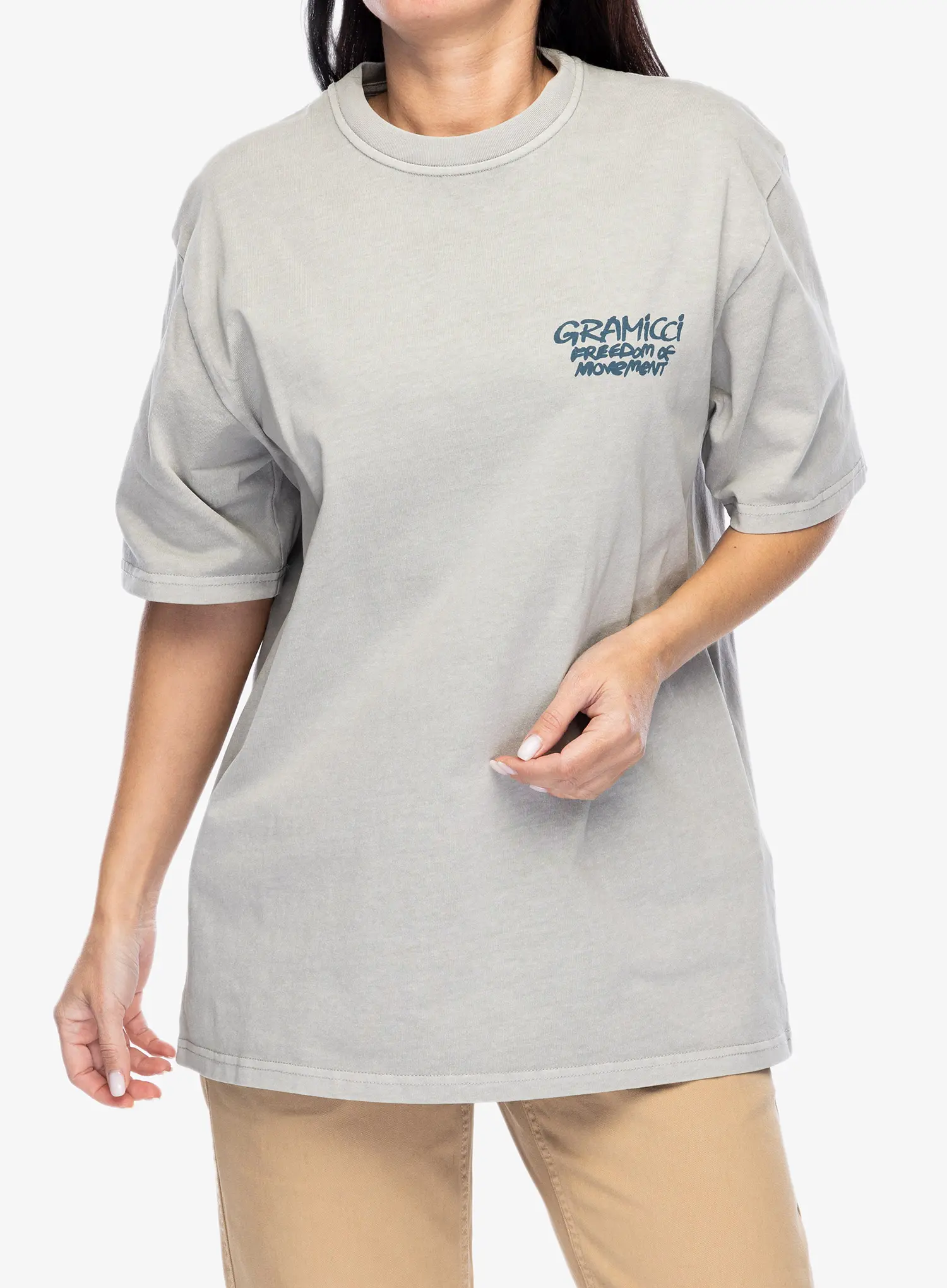Gramicci Napping Climber Tee Pamutpóló - pigment slate