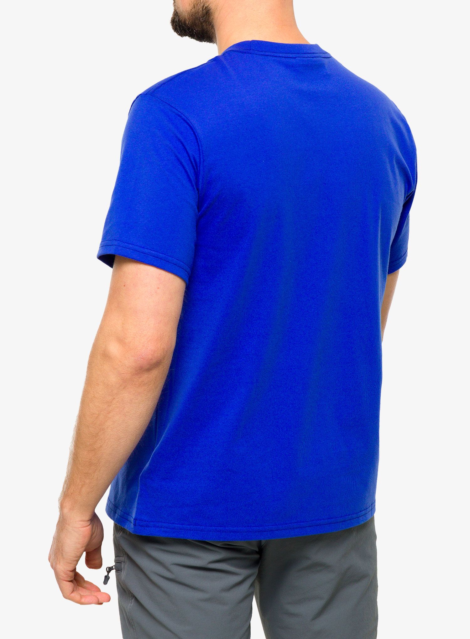 Marmot Coastal Tee SS Pamutpóló - trail blue