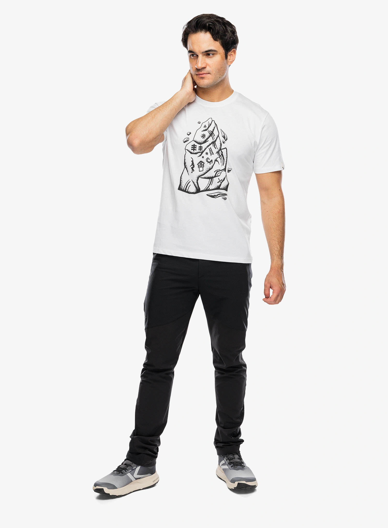 Montura Spire T-Shirt Pamutpóló - white