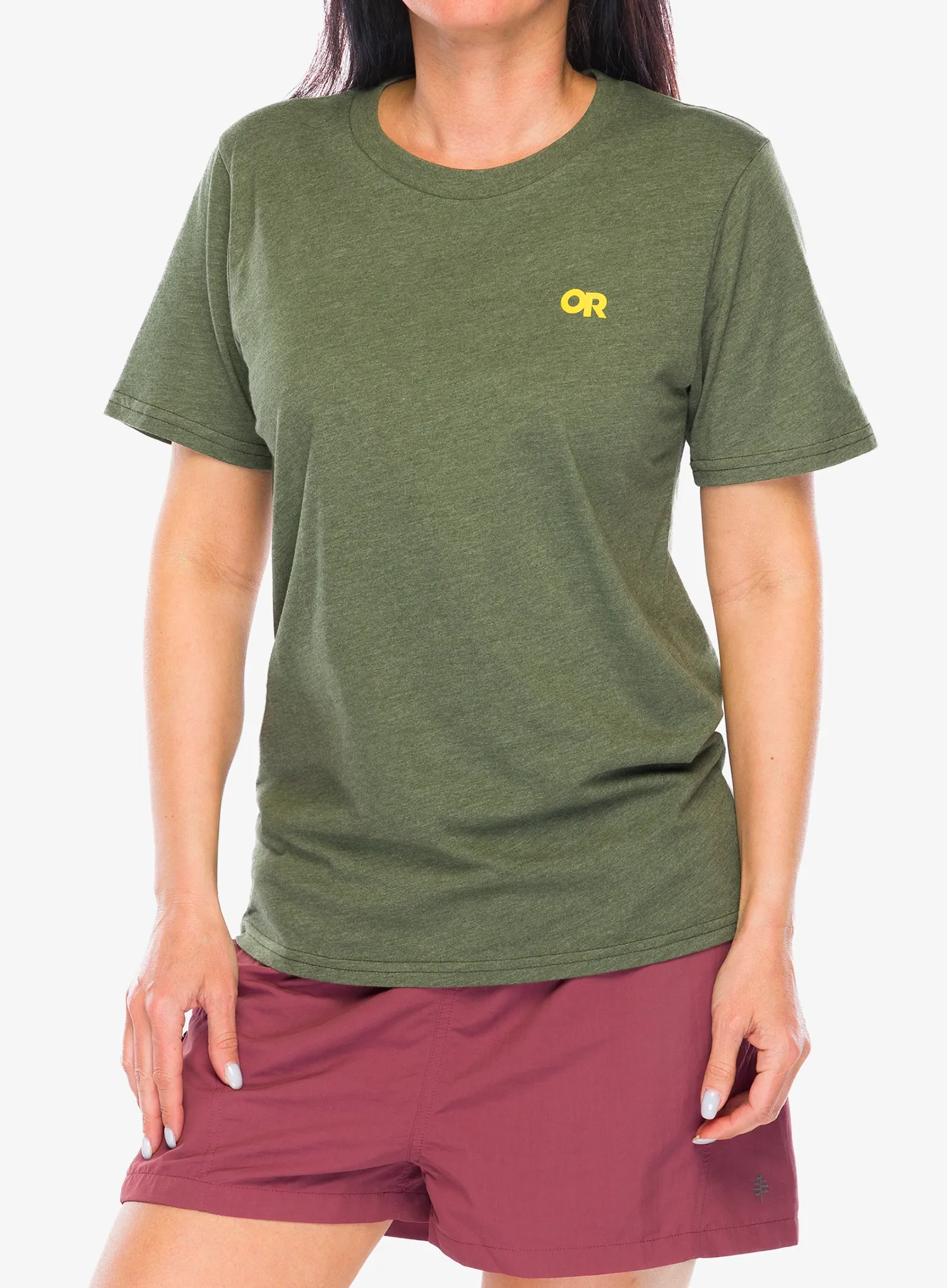 Outdoor Research Spoked Logo T-Shirt Pamutpóló - ranger green
