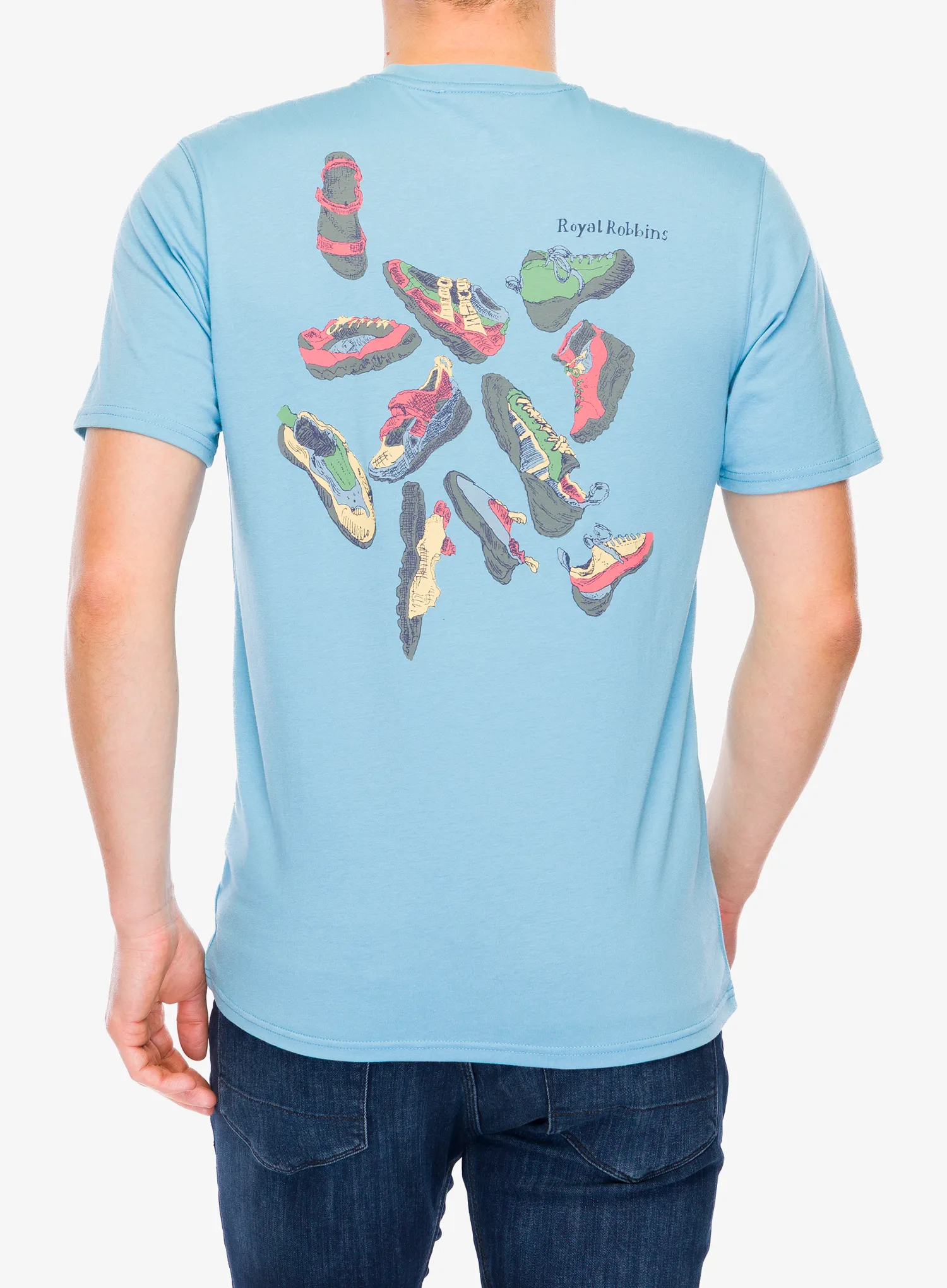 Royal Robbins RR Graphic Tee Pamutpóló - catalina shoe pt