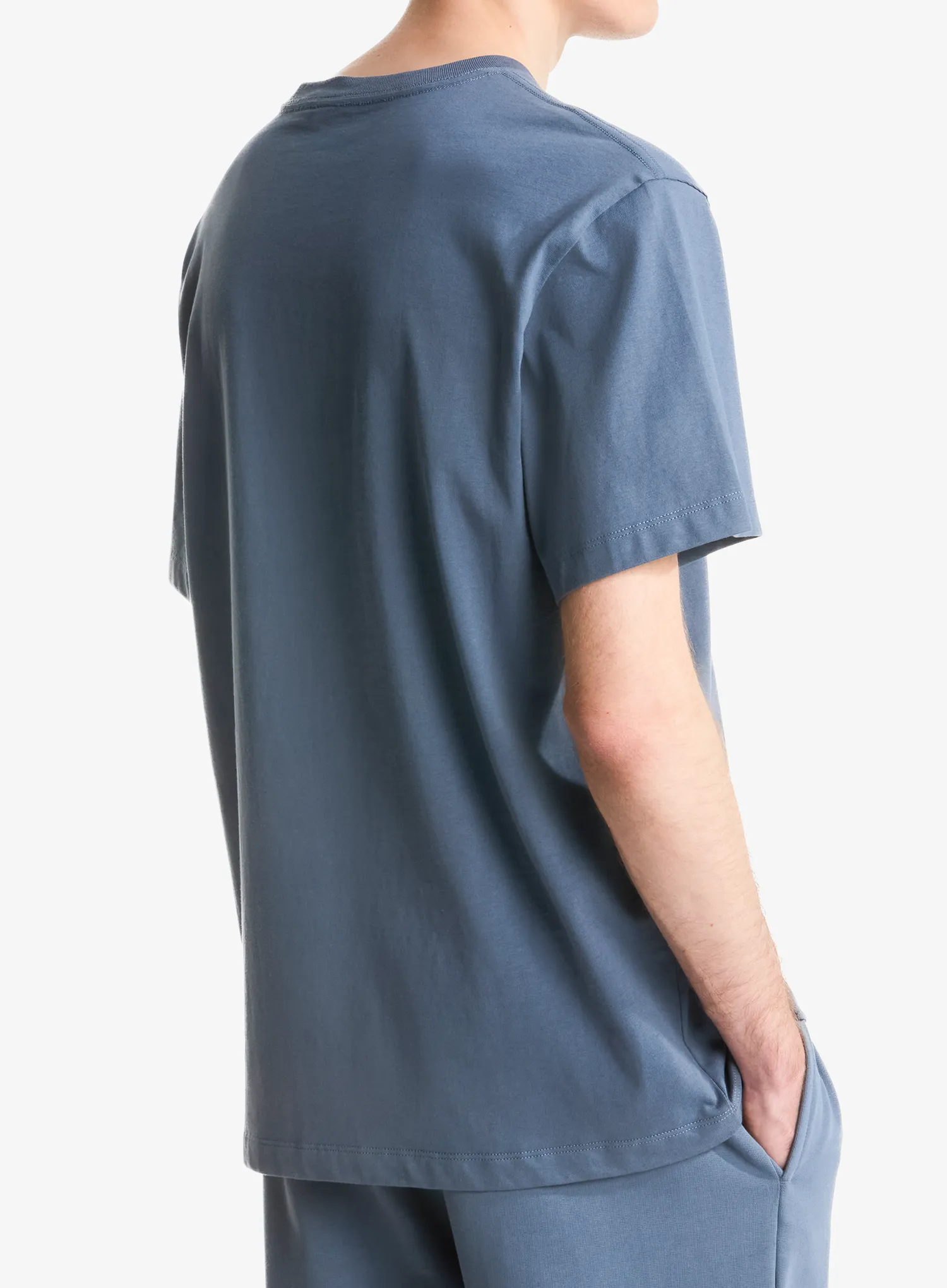 The North Face Essential Center Logo Relaxed SS Pamutpóló - granite grey