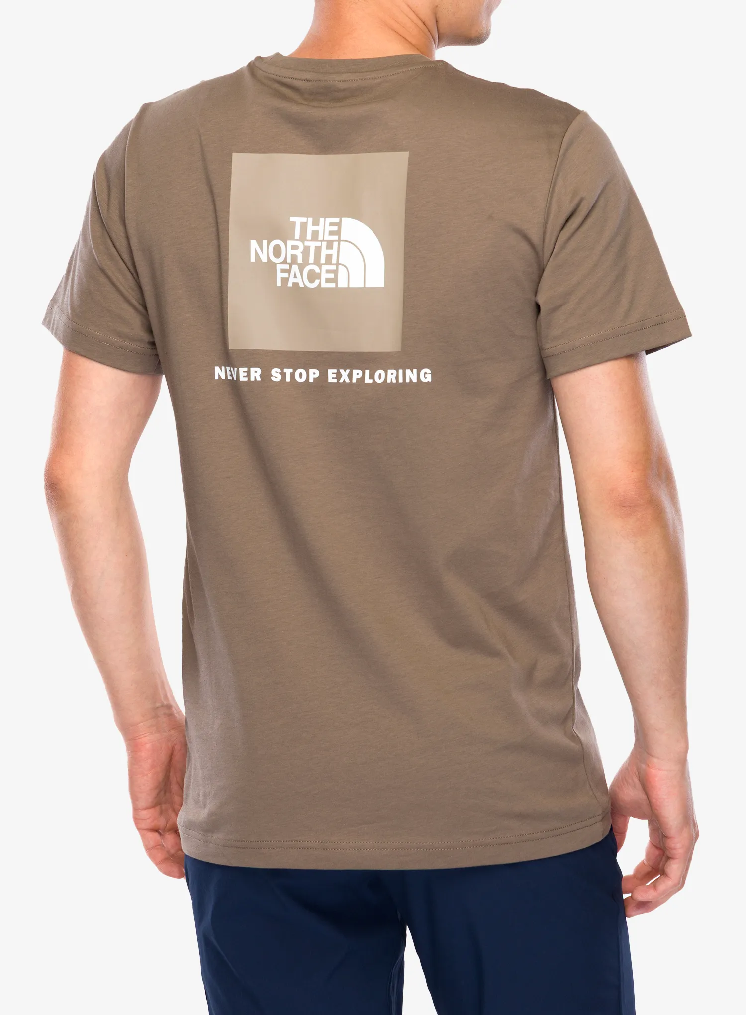 The North Face S/S Redbox Tee Pamutpóló - mocha brown/mushroom