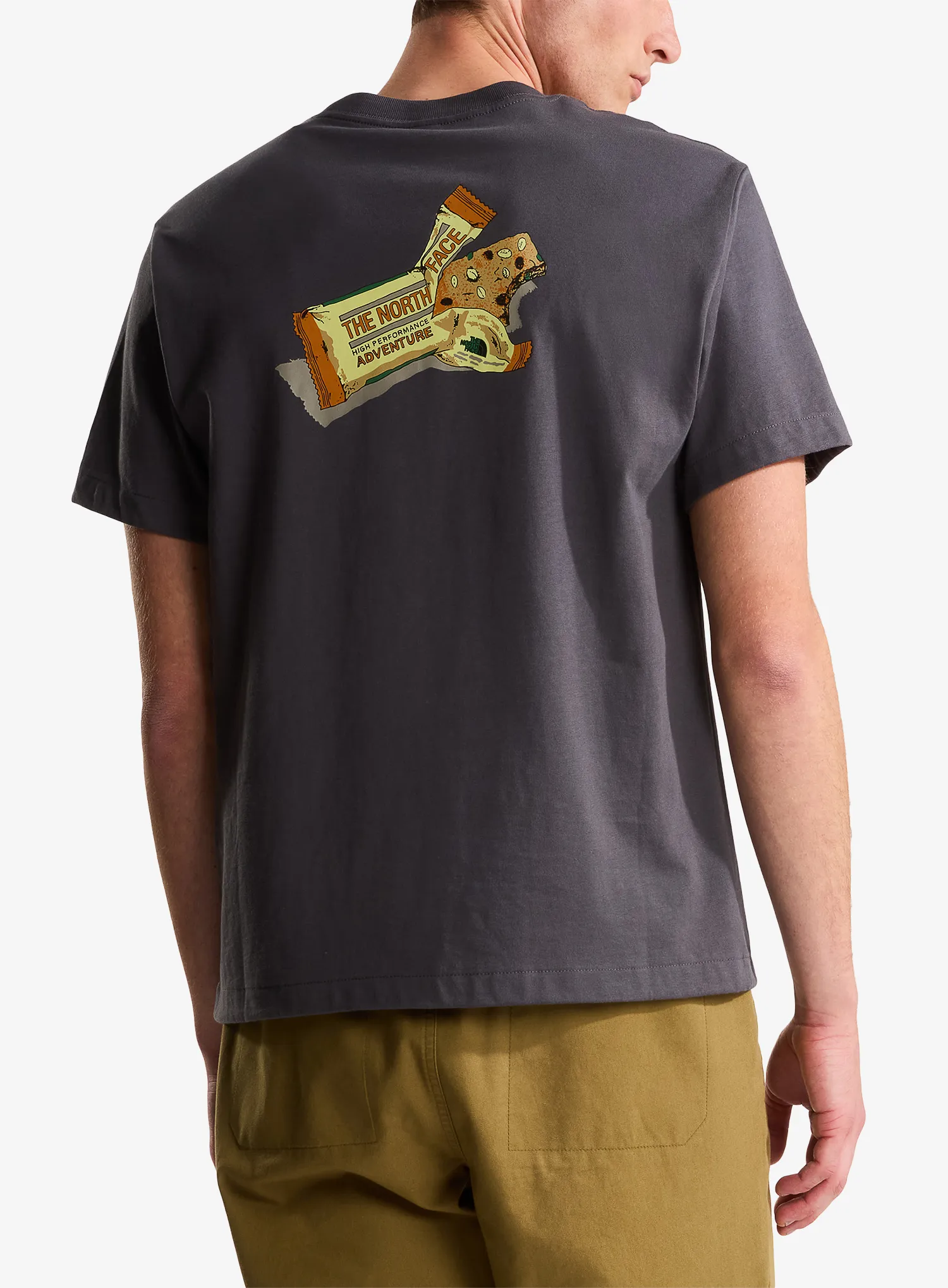 The North Face TNF Snack Relaxed SS Tee Pamutpóló - anthracite grey