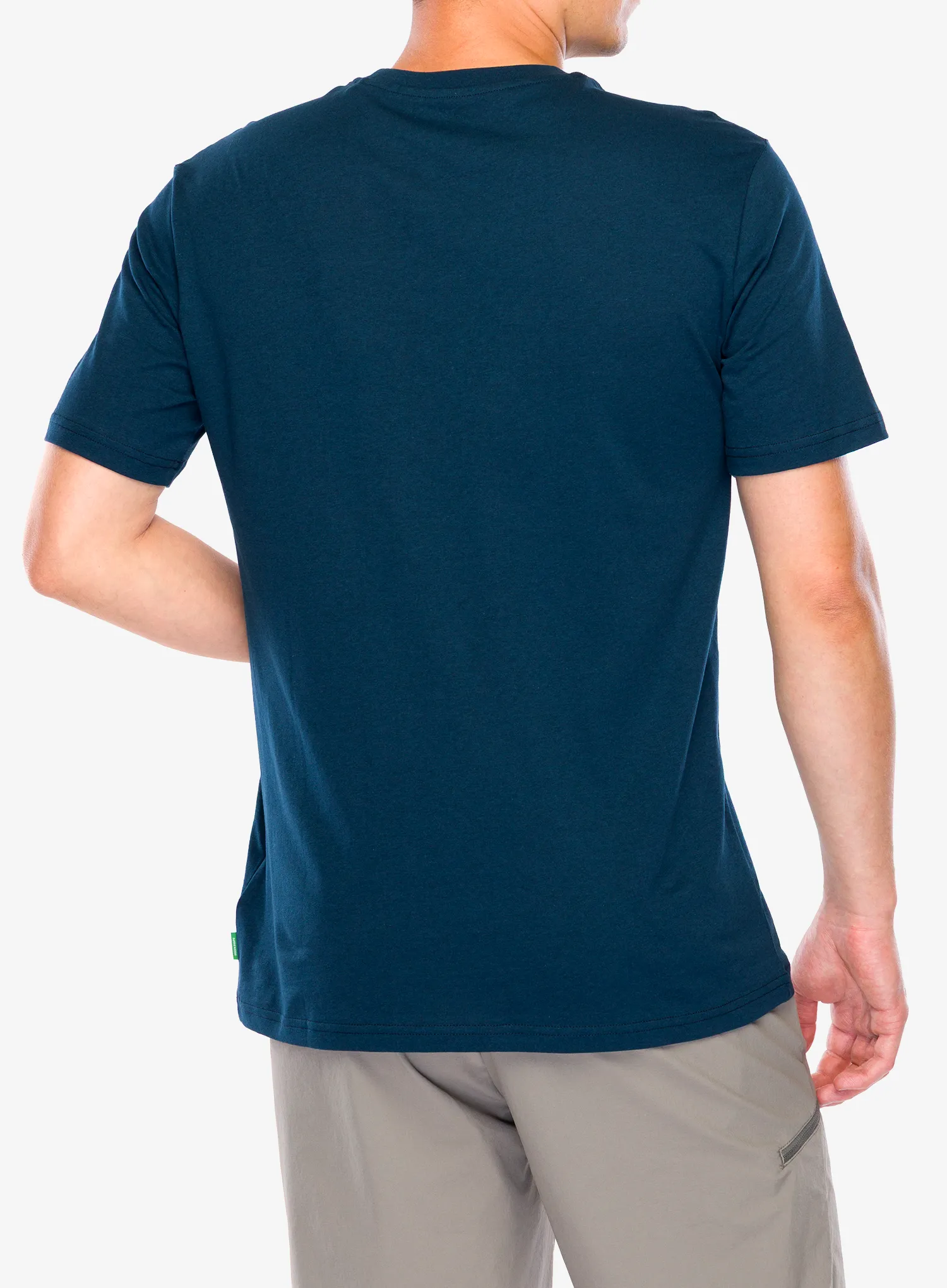 Vaude Cyclist T-Shirt V Pamutpóló - dark sea/blue