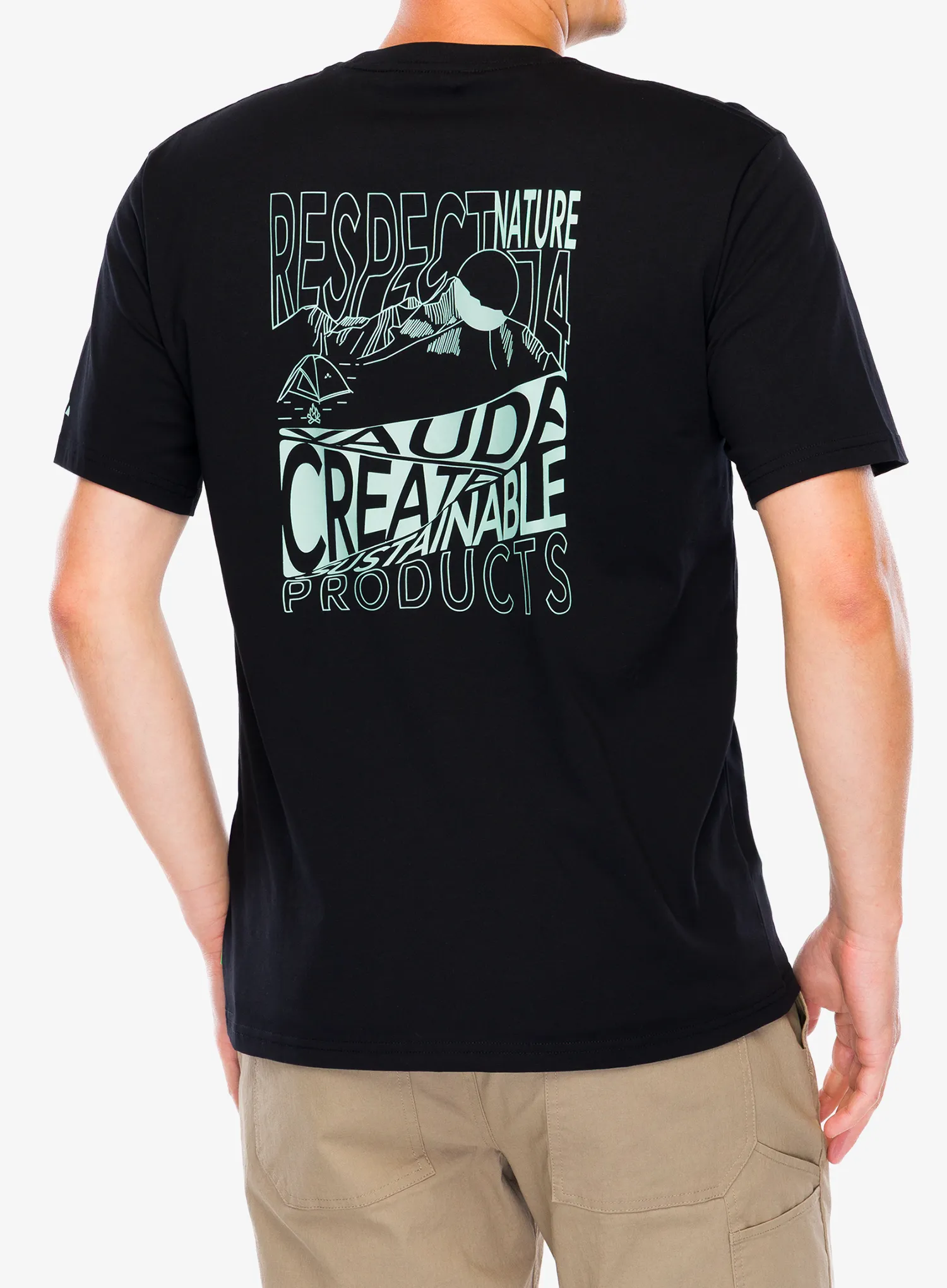 Vaude Spirit T-Shirt II Pamutpóló - black