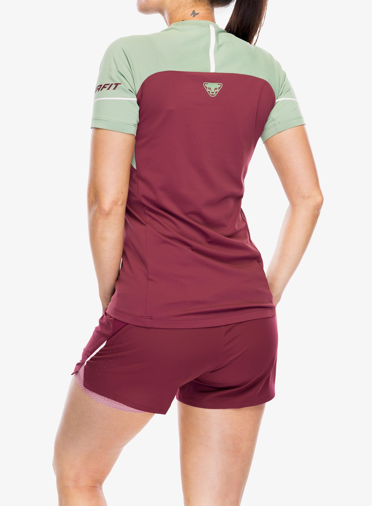 Dynafit Alpine Pro S/S Tee Női futópóló - burgundy