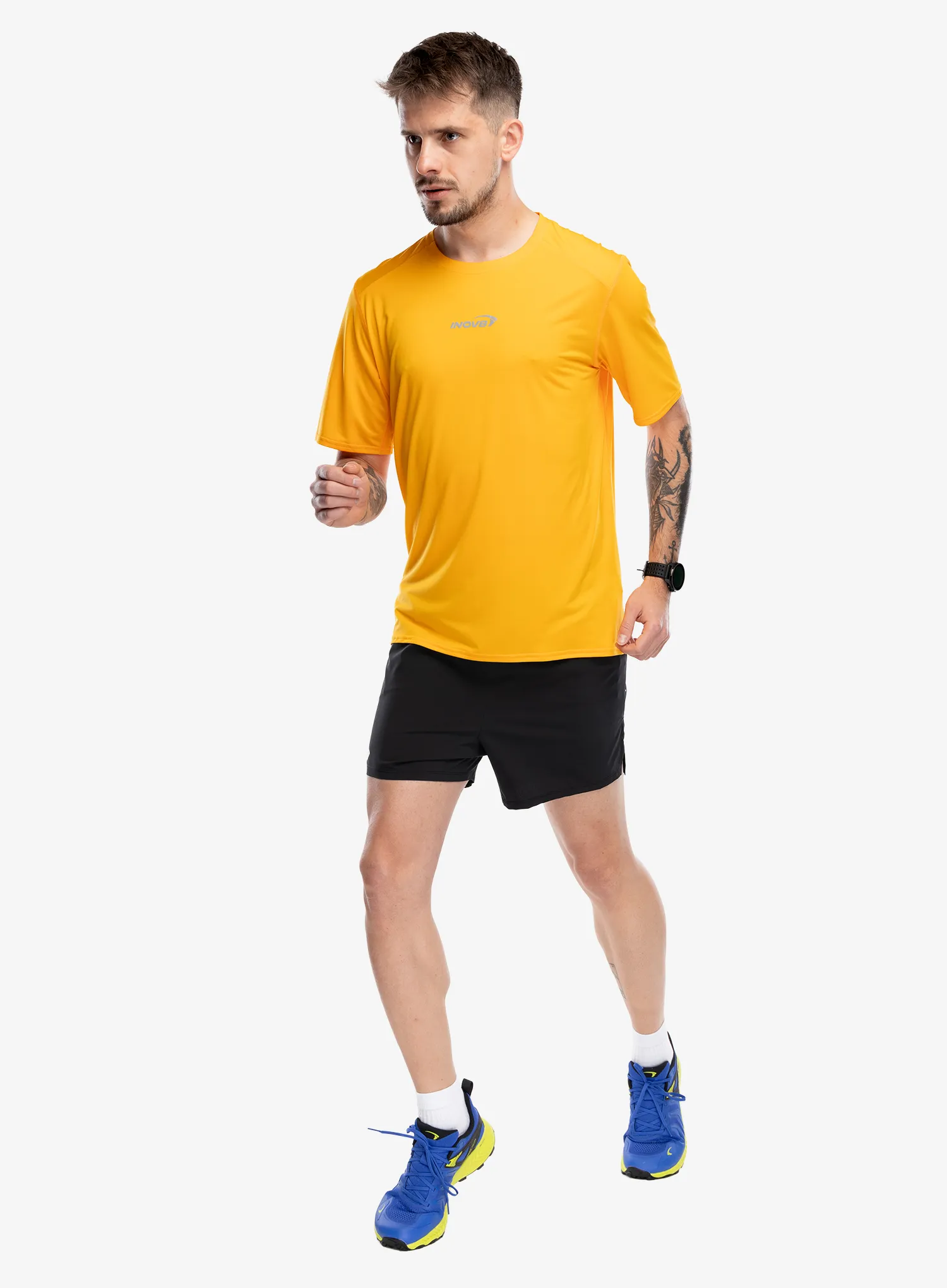 Inov-8 Airlite Short Sleeve T-Shirt Futópóló - yellow