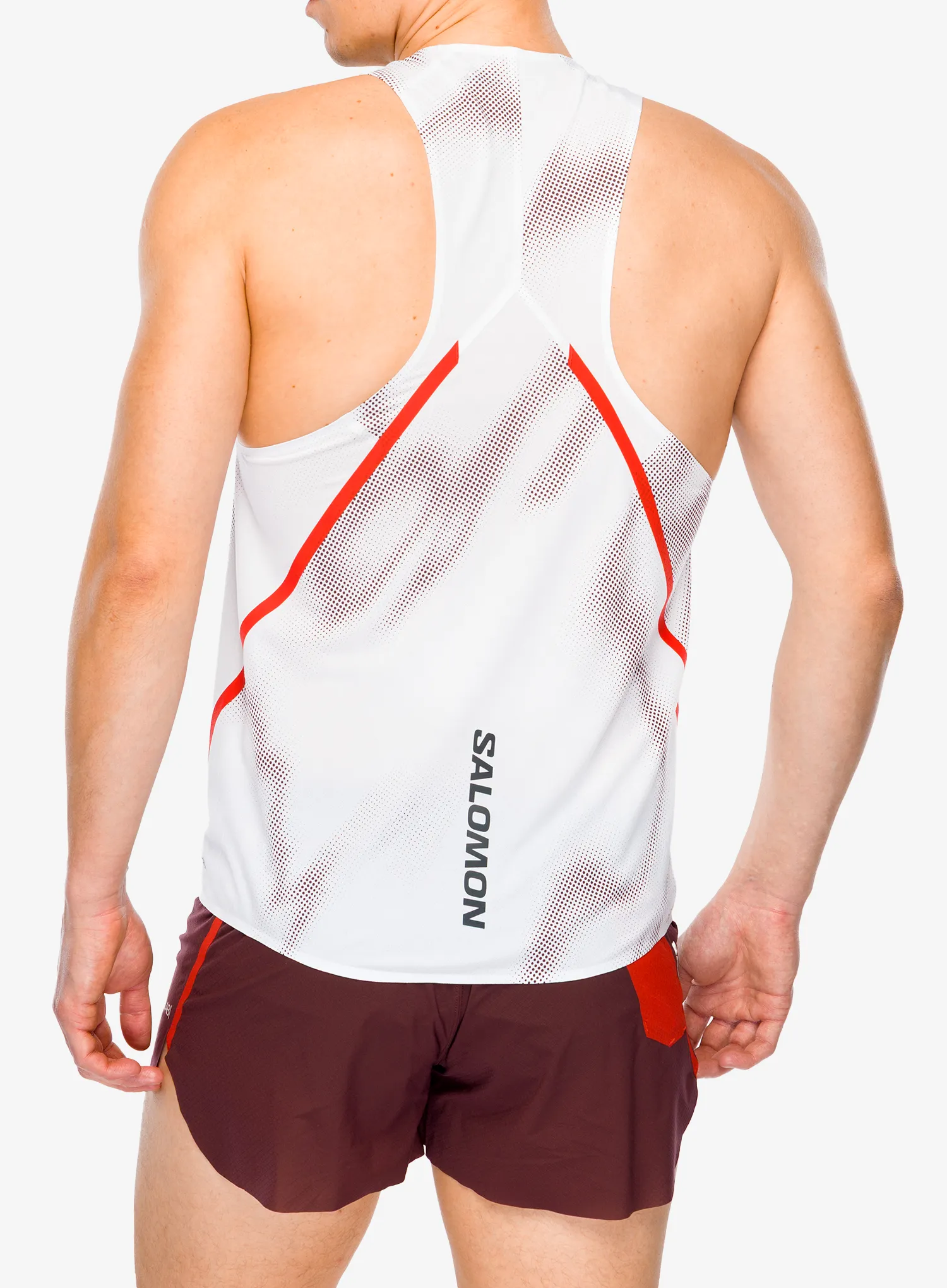 Salomon S/Lab Speed Singlet Futópóló - white/and