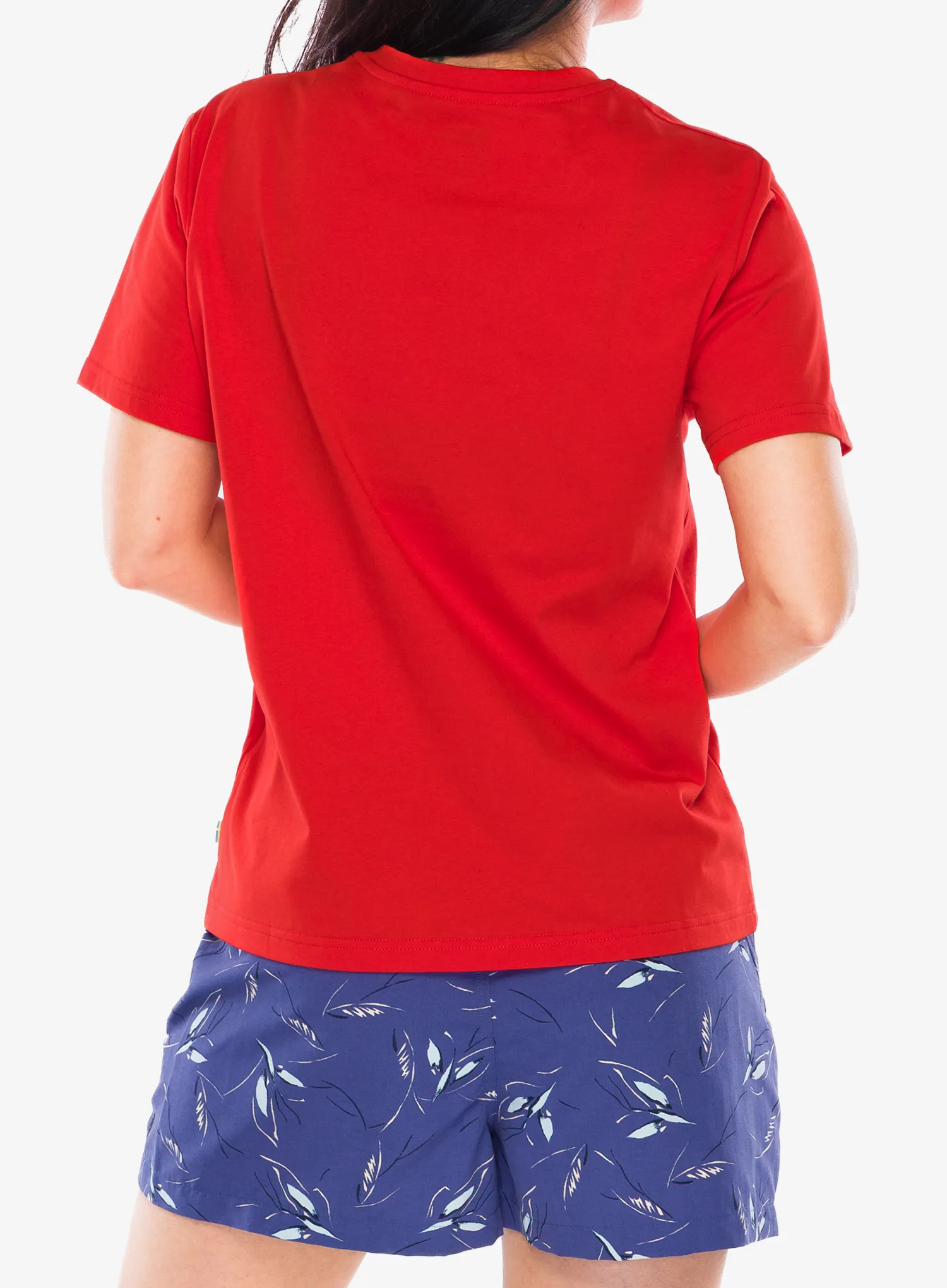 Fjallraven Fox Boxy Logo Tee Női póló - flame orange