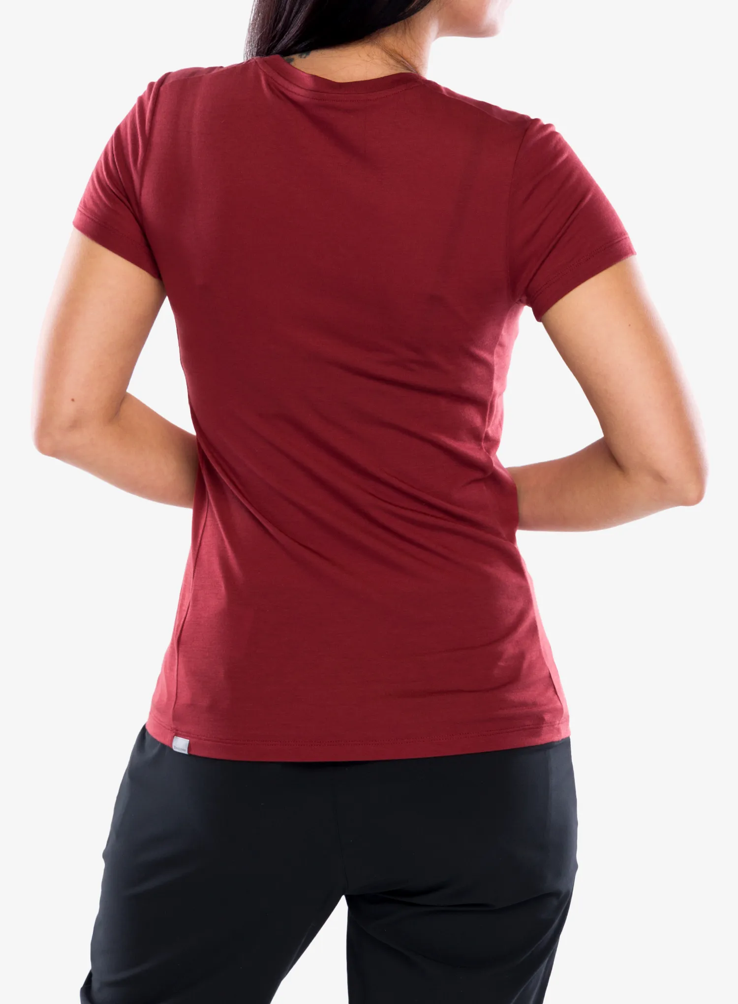 Houdini Tree Tee Női Póló - deep red