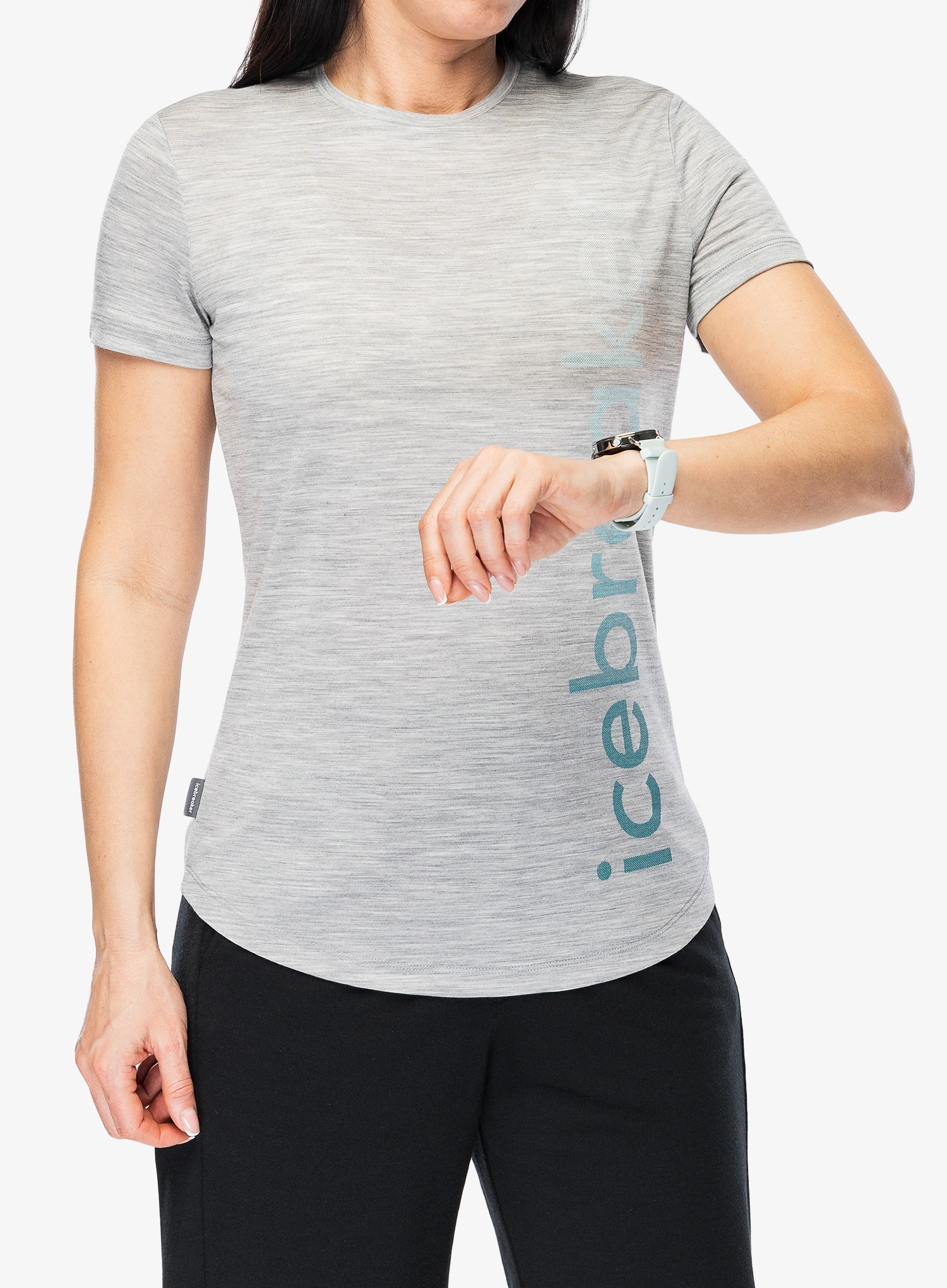 Icebreaker Merino 125 Cool-Lite Sphere SS Tee Vert Női póló - metro hthr