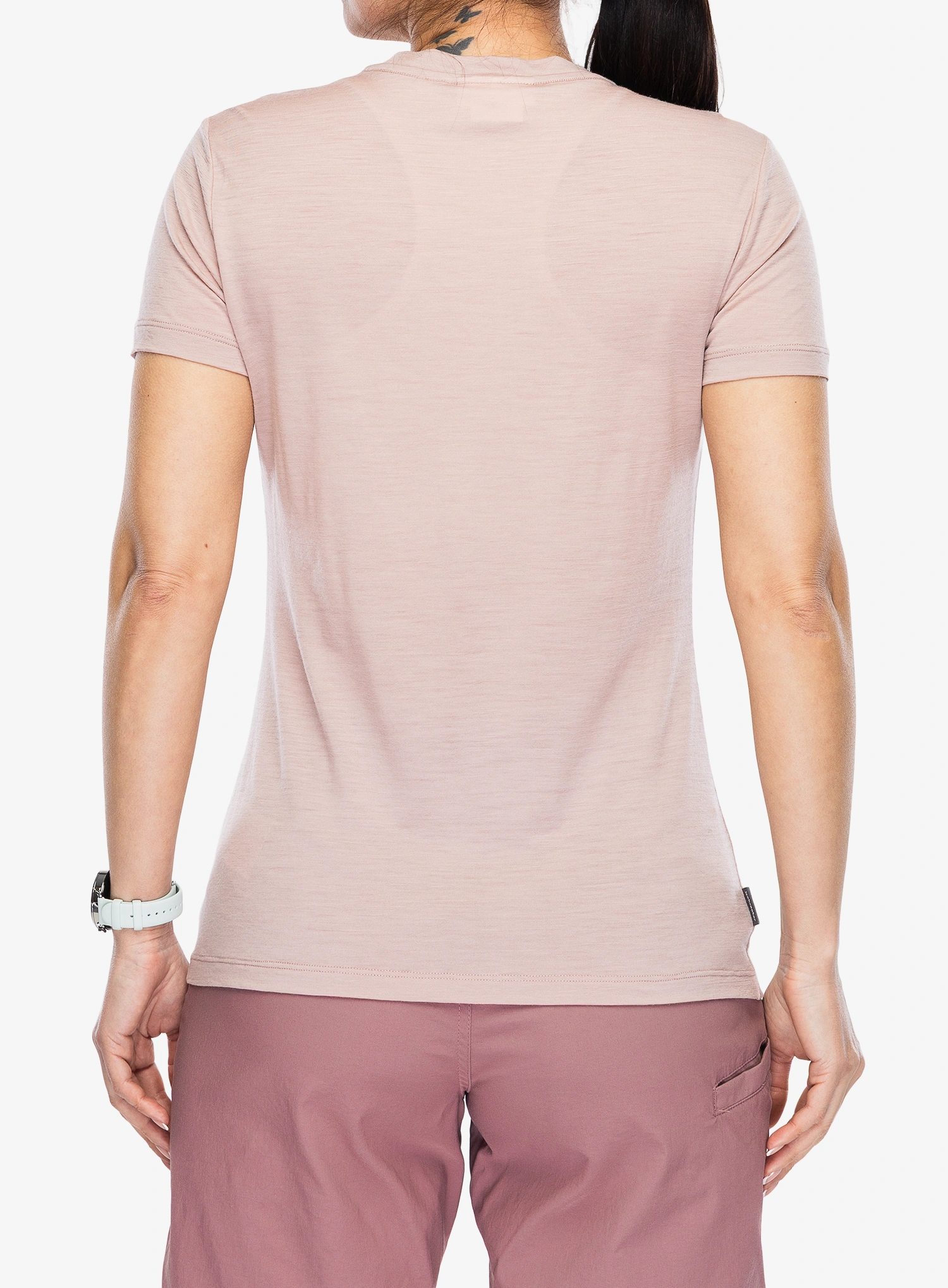 Icebreaker Merino 150 Tech Lite SS Tee Sparkling Stars Női póló - pink quartz