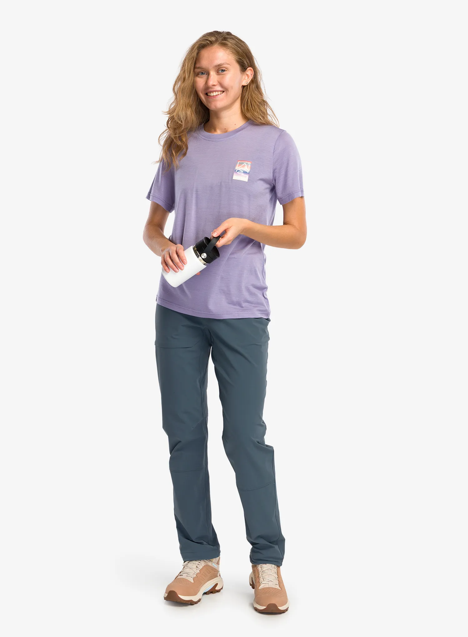 Ortovox 140 Cool Mtn Gradient TS Női póló - lush lavender