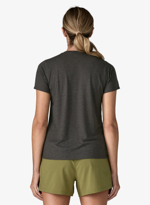 Patagonia Cap Cool Trail Shirt Női póló - ink black