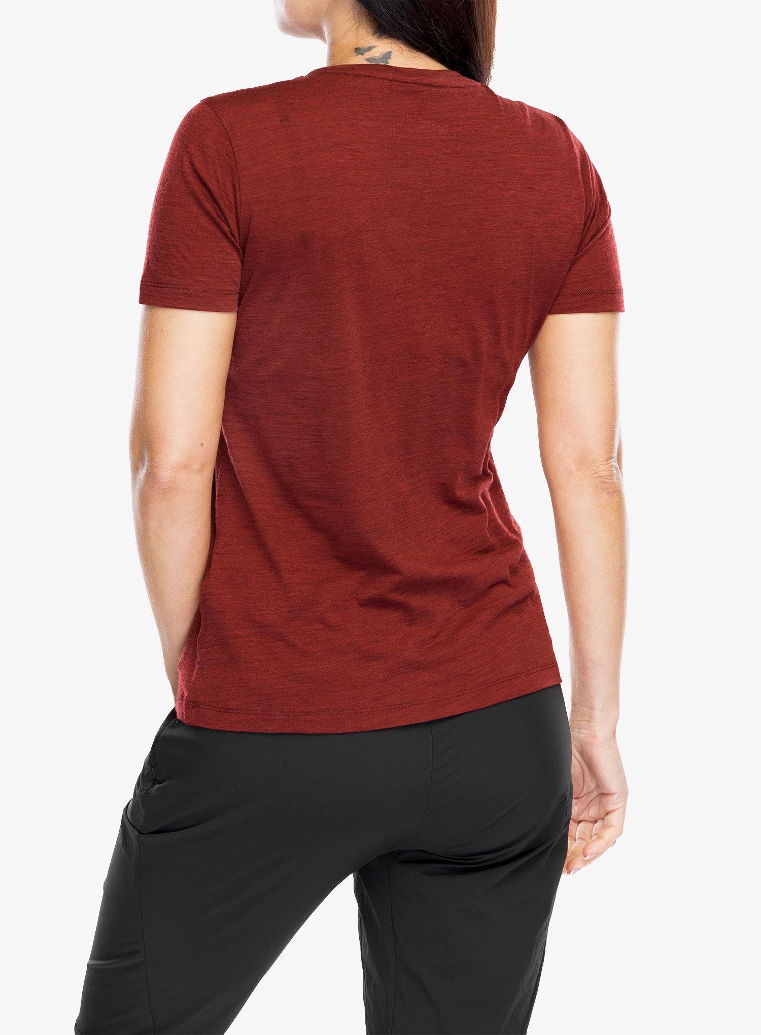 Salewa Eagle Eitd Merino T-Shirt Női póló - syrah