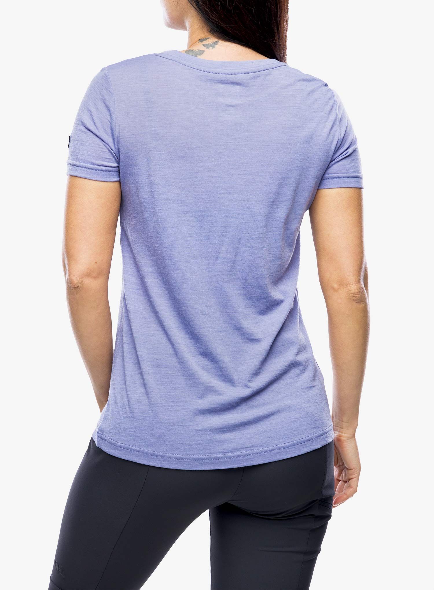 Super.natural Arabesque Tee Női póló - blue violet/fresh white