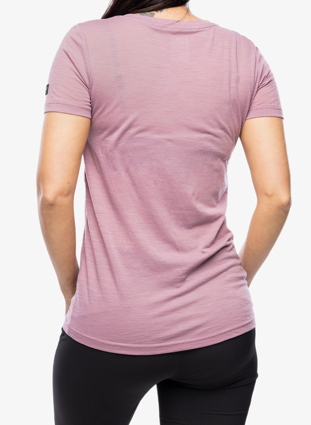 Super.natural Tied By Heart Tee Női póló - orchid/feather grey/blueberry