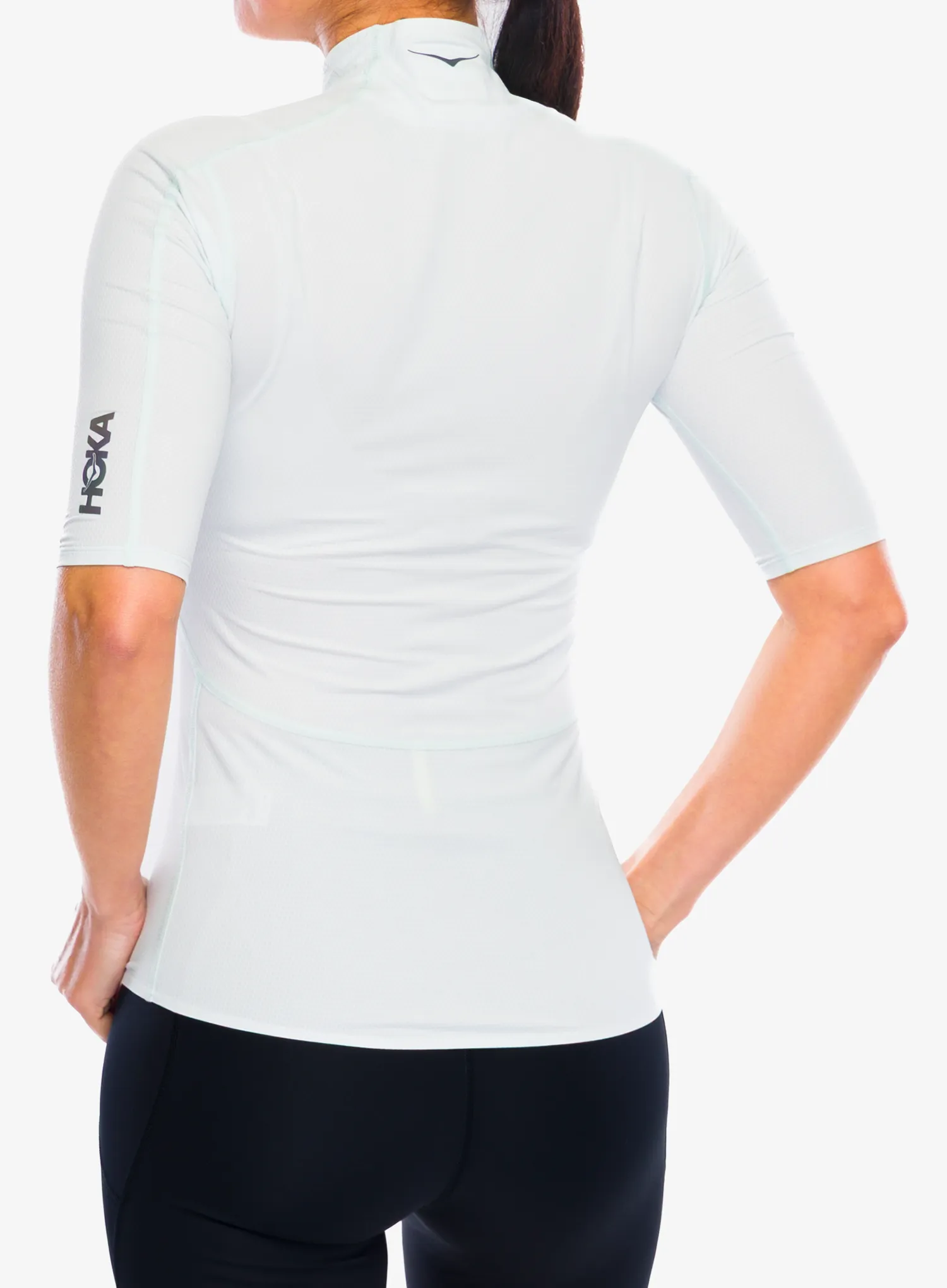 Hoka SkyBreeze Short Sleeve Női futópólók - tundra