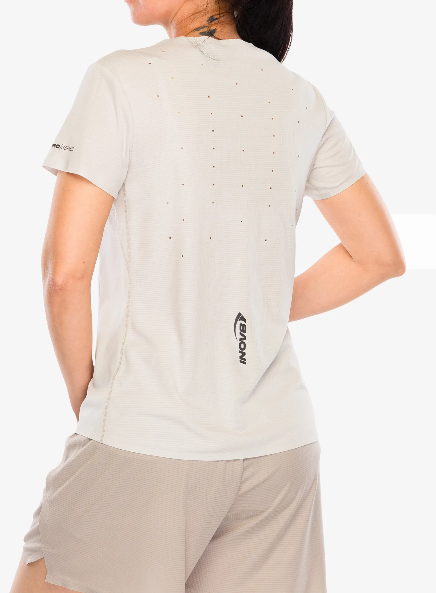 Inov-8 Airlite Pro Short Sleeve T-Shirt Női futópólók - neutral/neutral