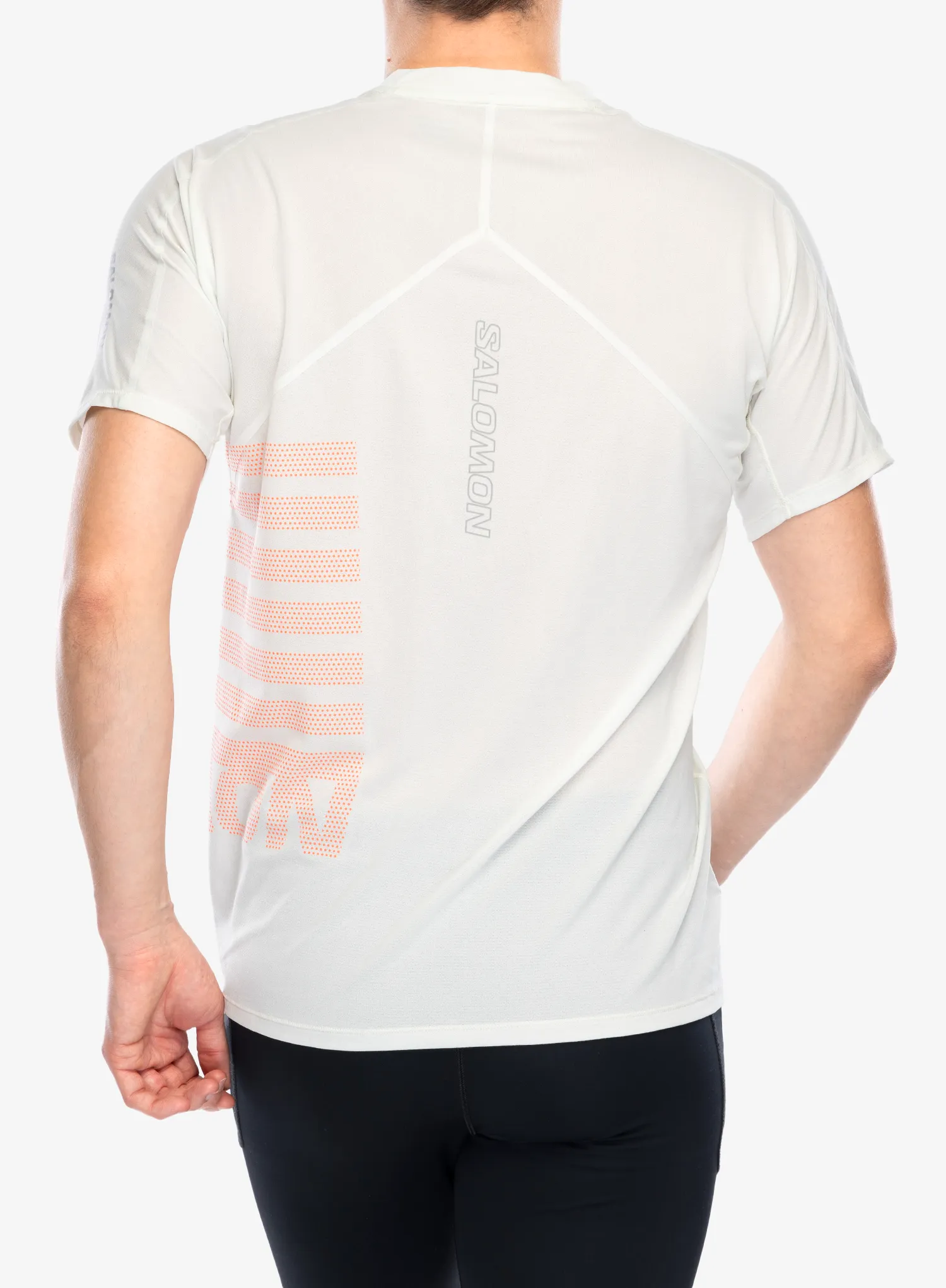 Salomon Sense Aero S/S Tee GFX Futópóló - icicle