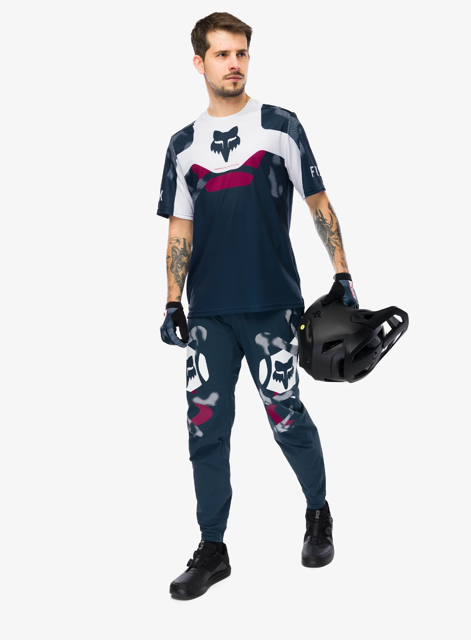 Fox Ranger SS Jersey Tactile Mtb póló - white