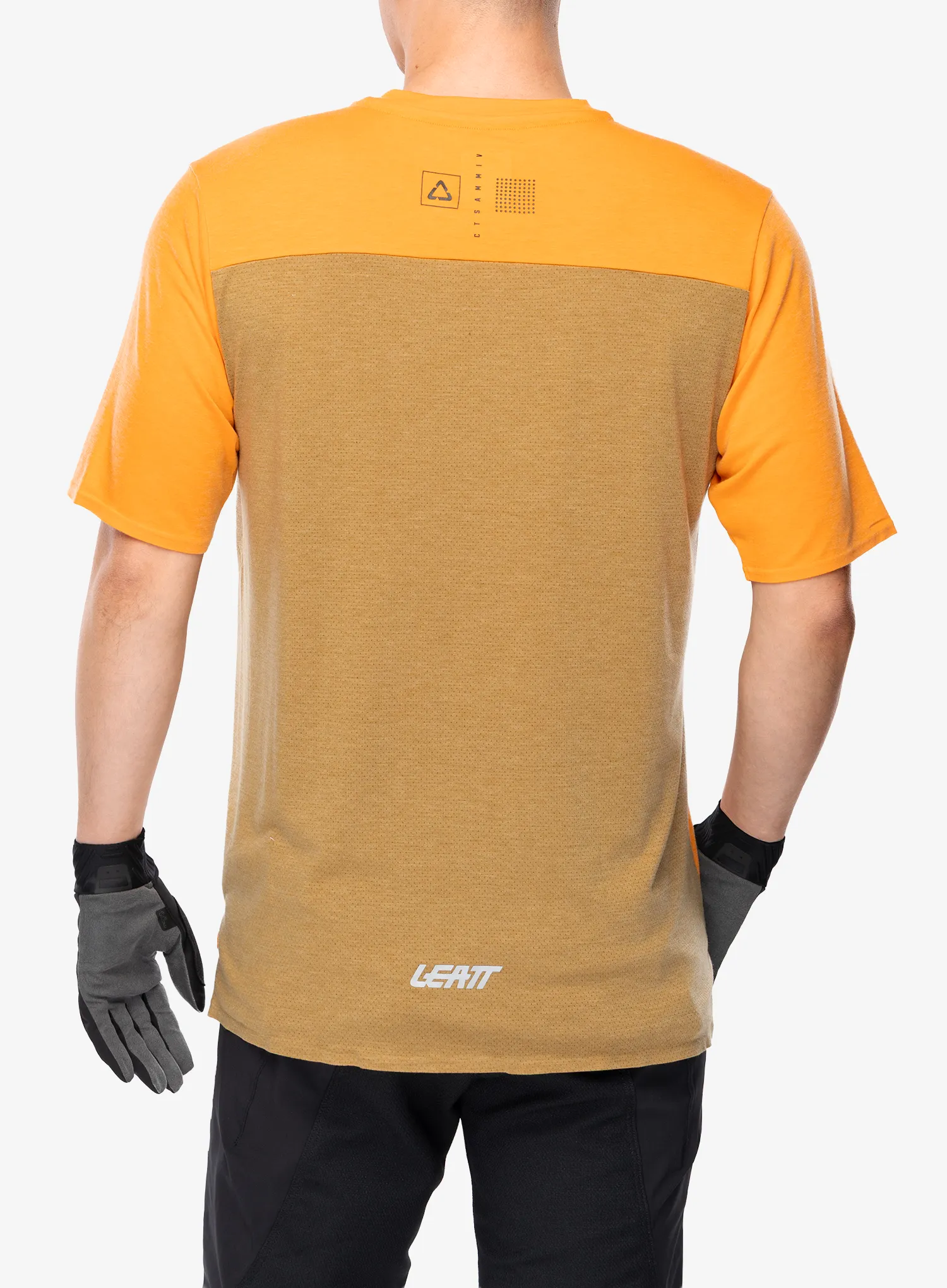 Leatt MTB 4.0 Trail Jersey Mtb póló - lager yellow