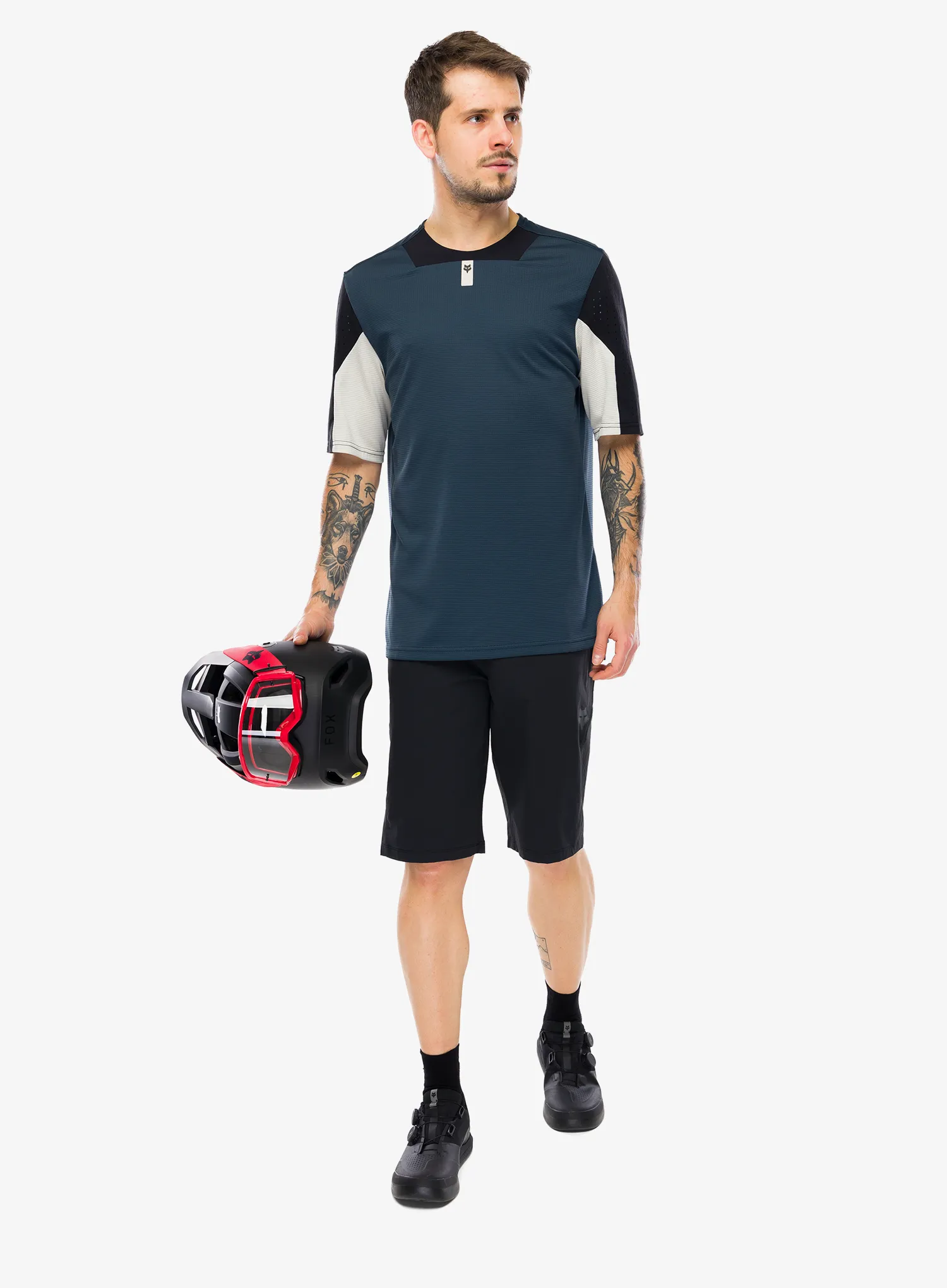 Fox Defend SS Jersey Póló - galaxy blue