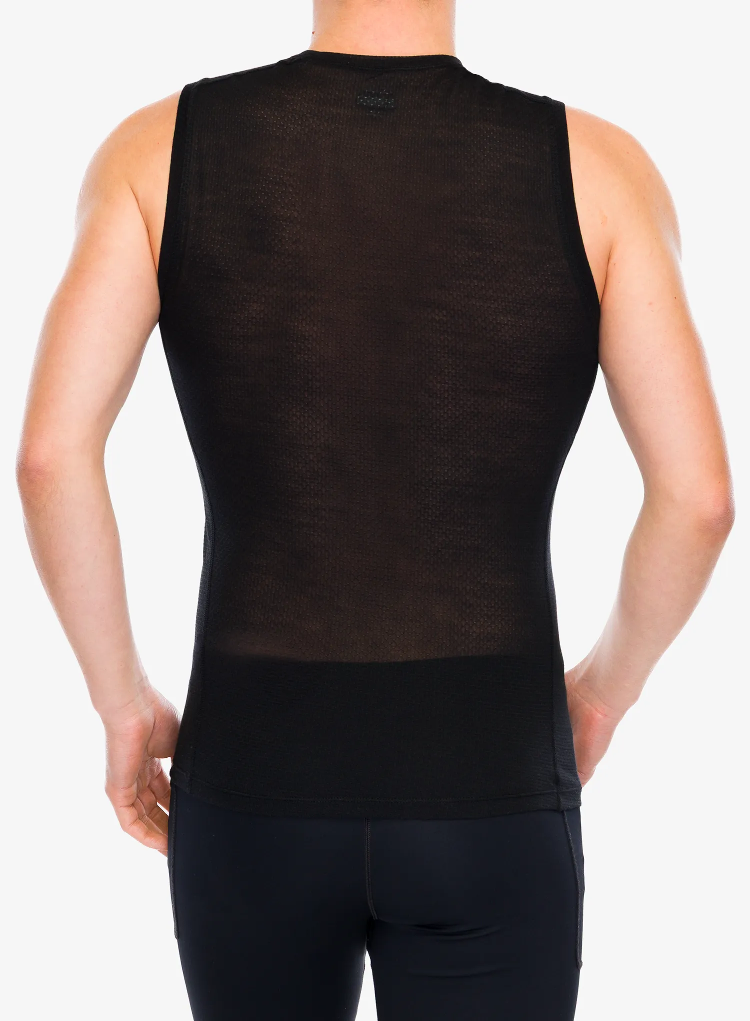 Icebreaker Merino Blend 75 Cool-Lite Featherlight Tank Póló - black