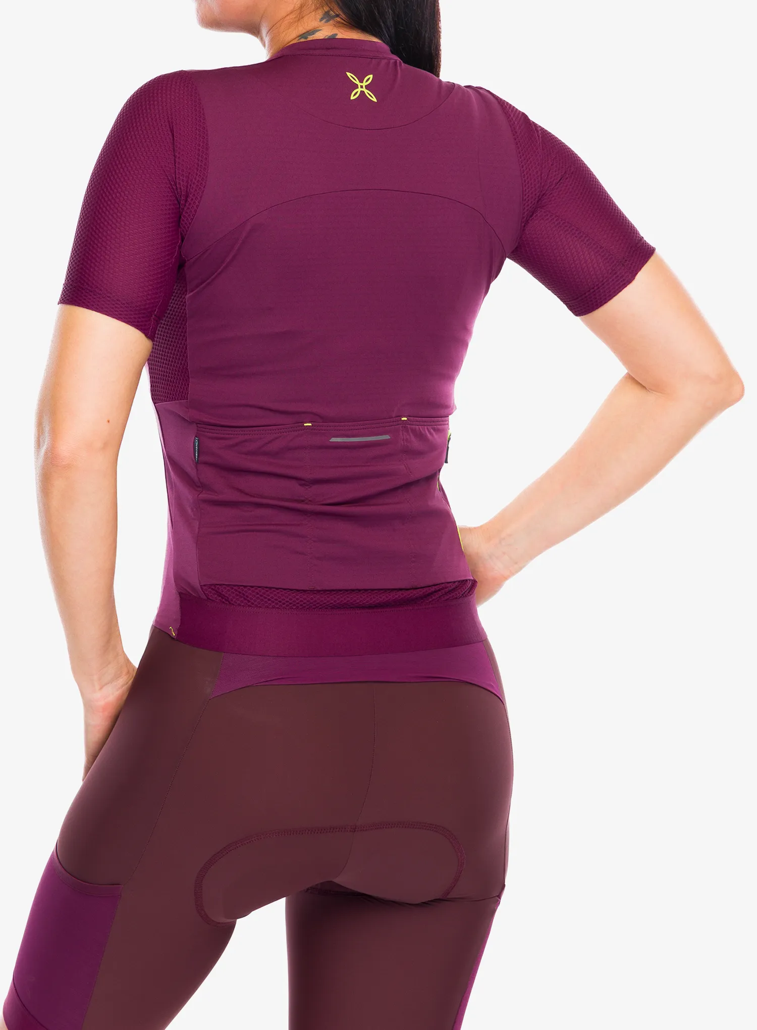Montura Rando Cycling Jersey Kerékpáros póló női - wine red