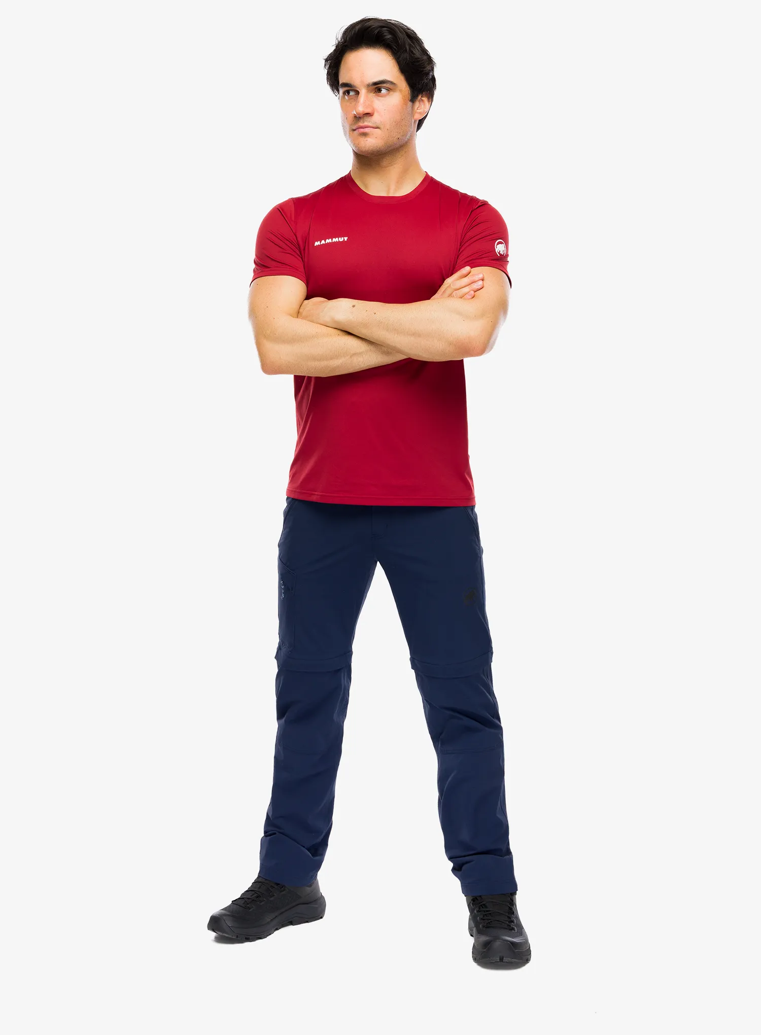 Mammut Selun FL T-Shirt Póló - dark mammut red
