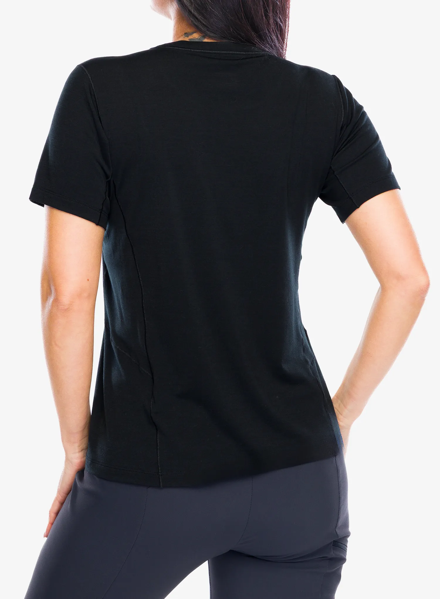 Arcteryx Lana Merino Wool Crew SS  Női merino gyapjú póló - black