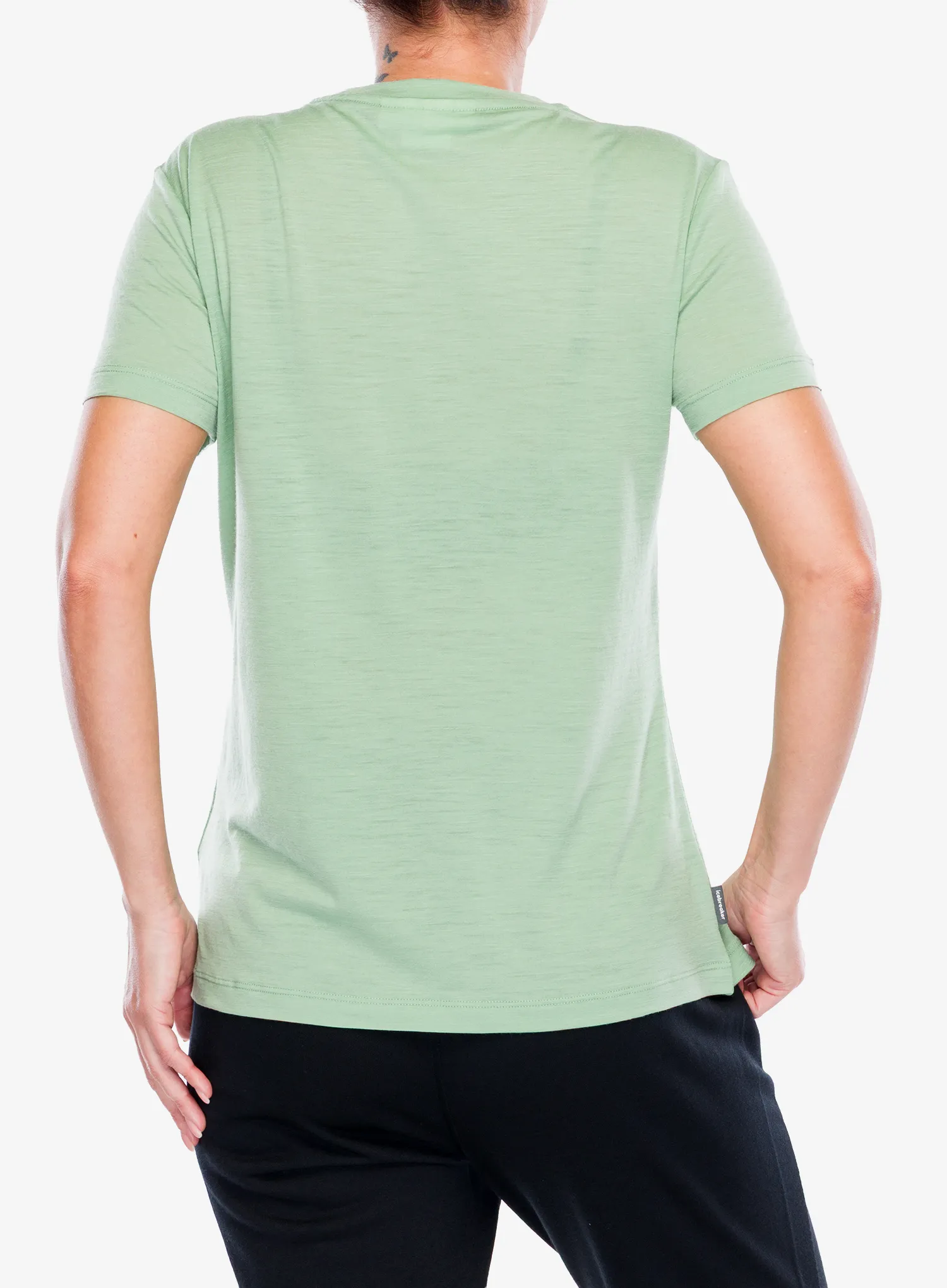 Icebreaker Merino 150 Tech Lite SS Tee Sunrise Sumit Női merino gyapjú póló - seaglass