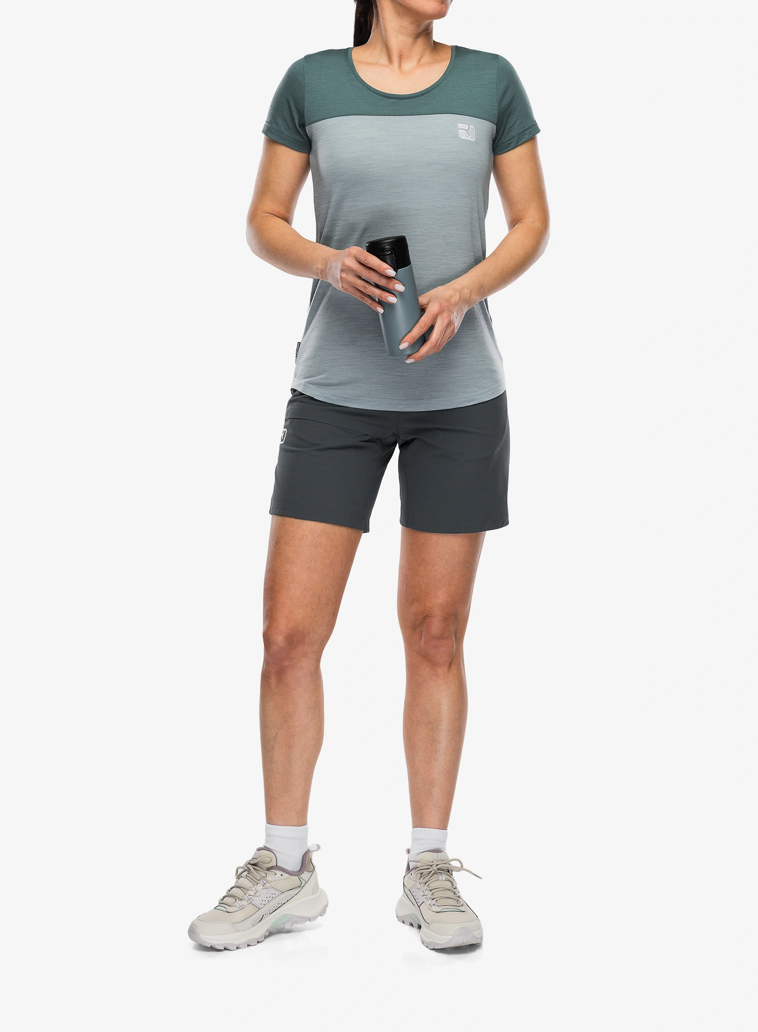 Ortovox 150 Cool Logo TS Női merino gyapjú póló - arctic grey