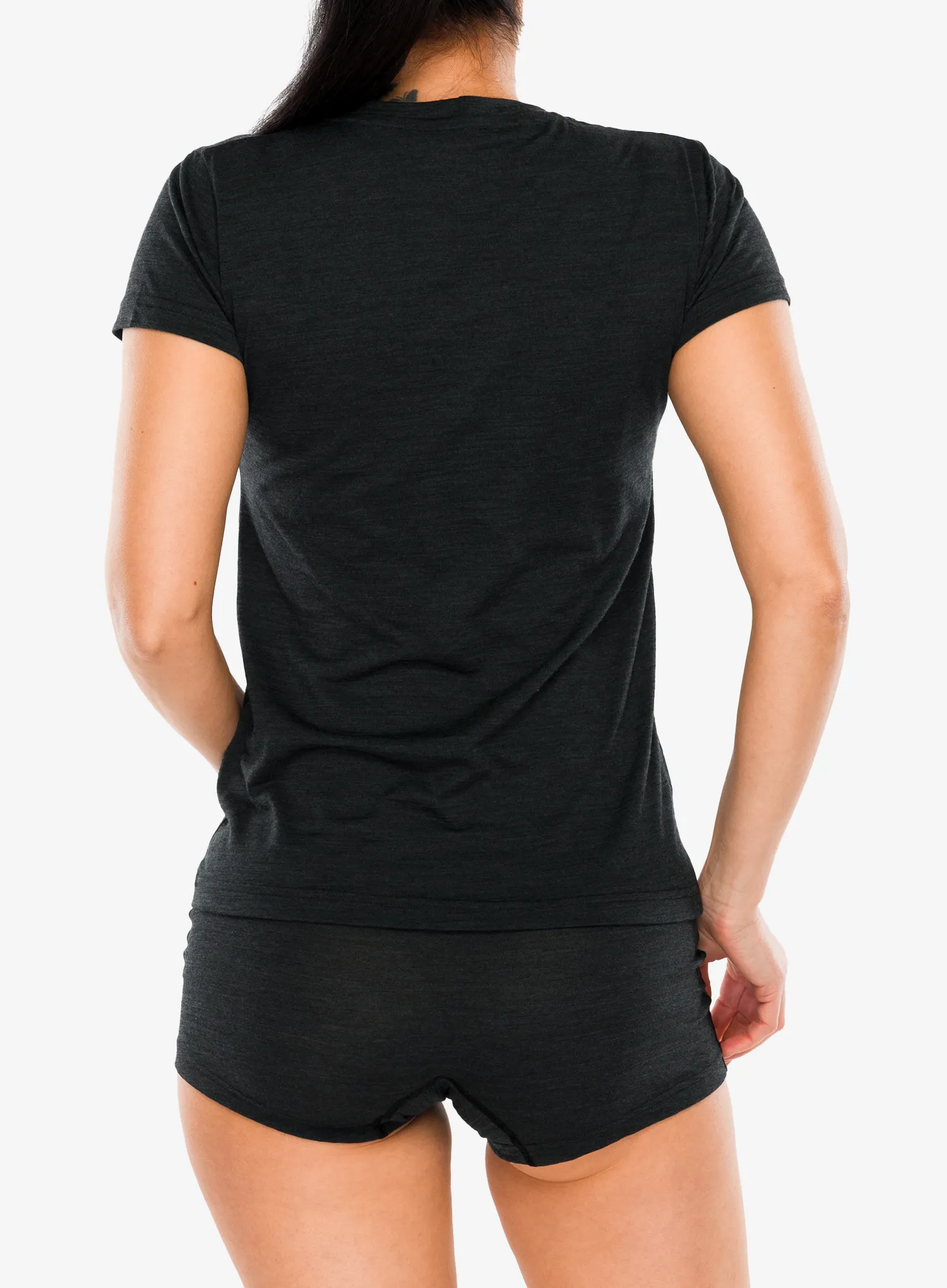 Sensor Merino Cordura SS Tee Női merino gyapjú póló - black