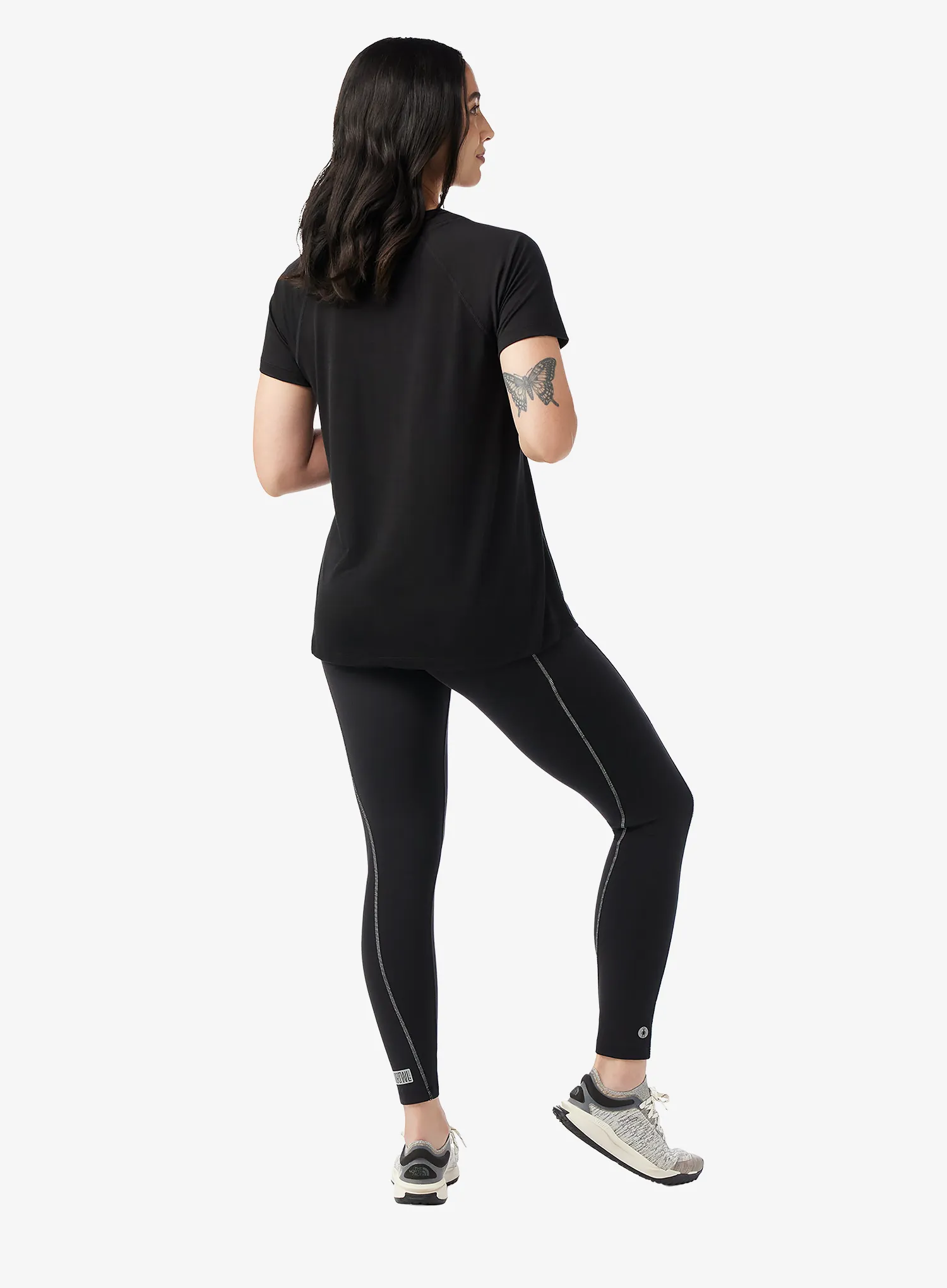 Smartwool Active Ultralite Short Sleeve Női merino gyapjú póló - black