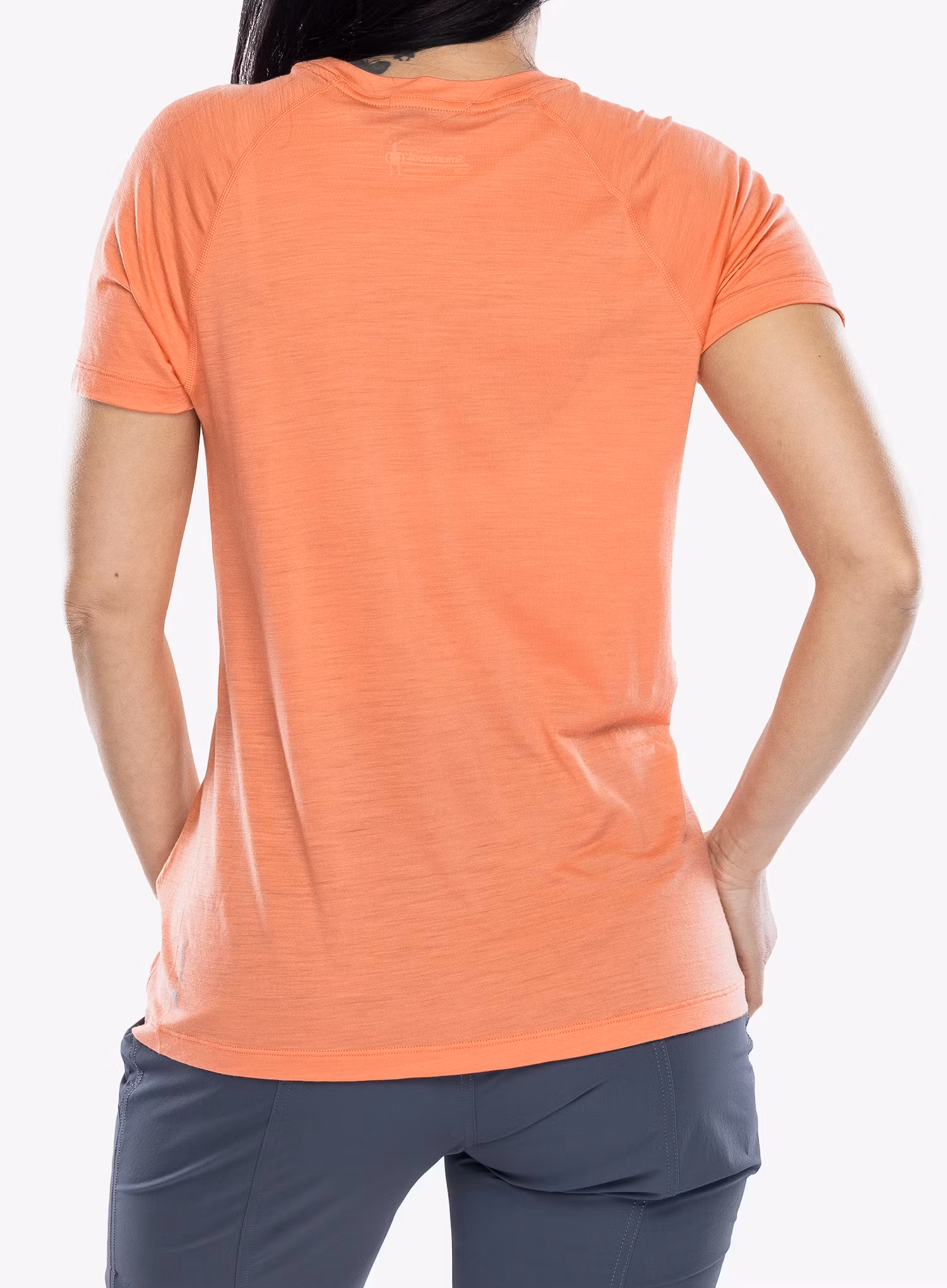 Smartwool Active Ultralite Short Sleeve Női merino gyapjú póló - coral reef