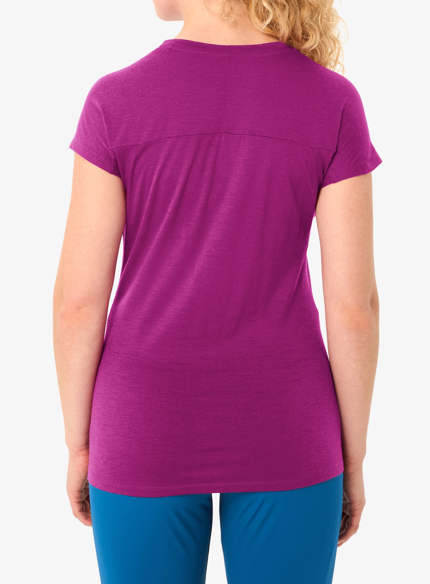 Vaude Tekoa Wool T-Shirt Női merino gyapjú póló - pink orchid