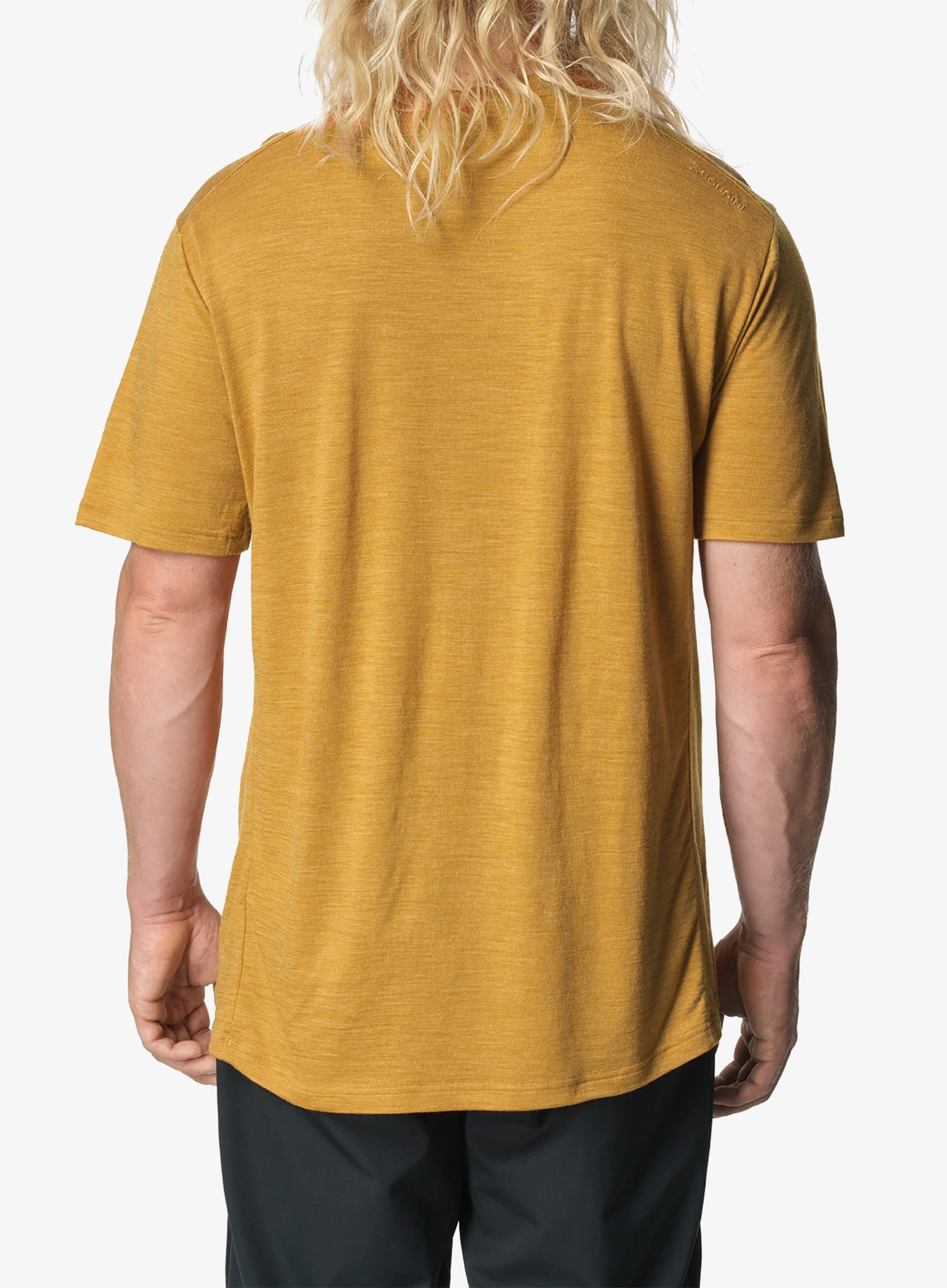 Houdini Activist Tee Merinó póló - greenish gold