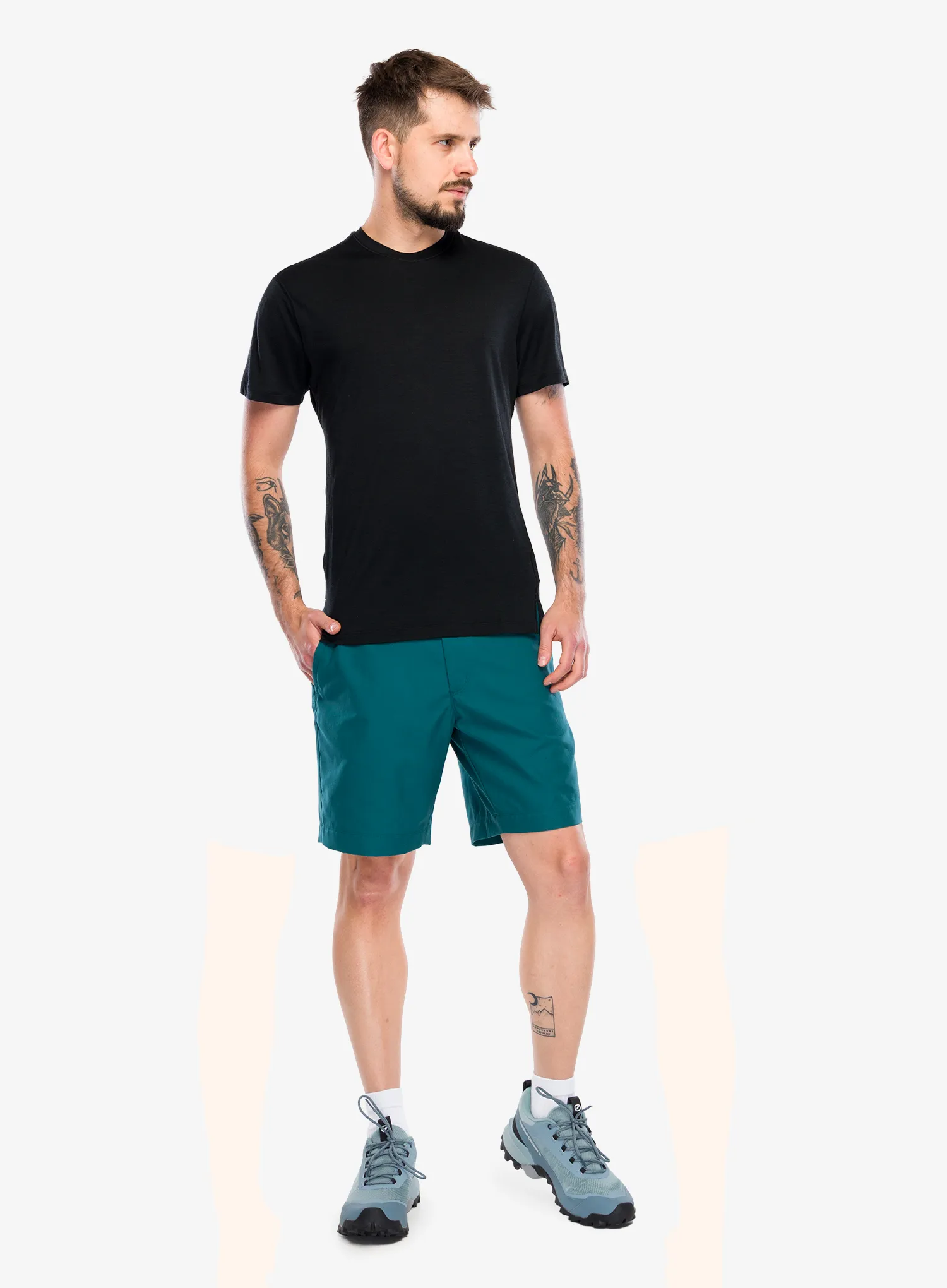 Icebreaker Merino 150 Ace SS Tee Merinó póló - black