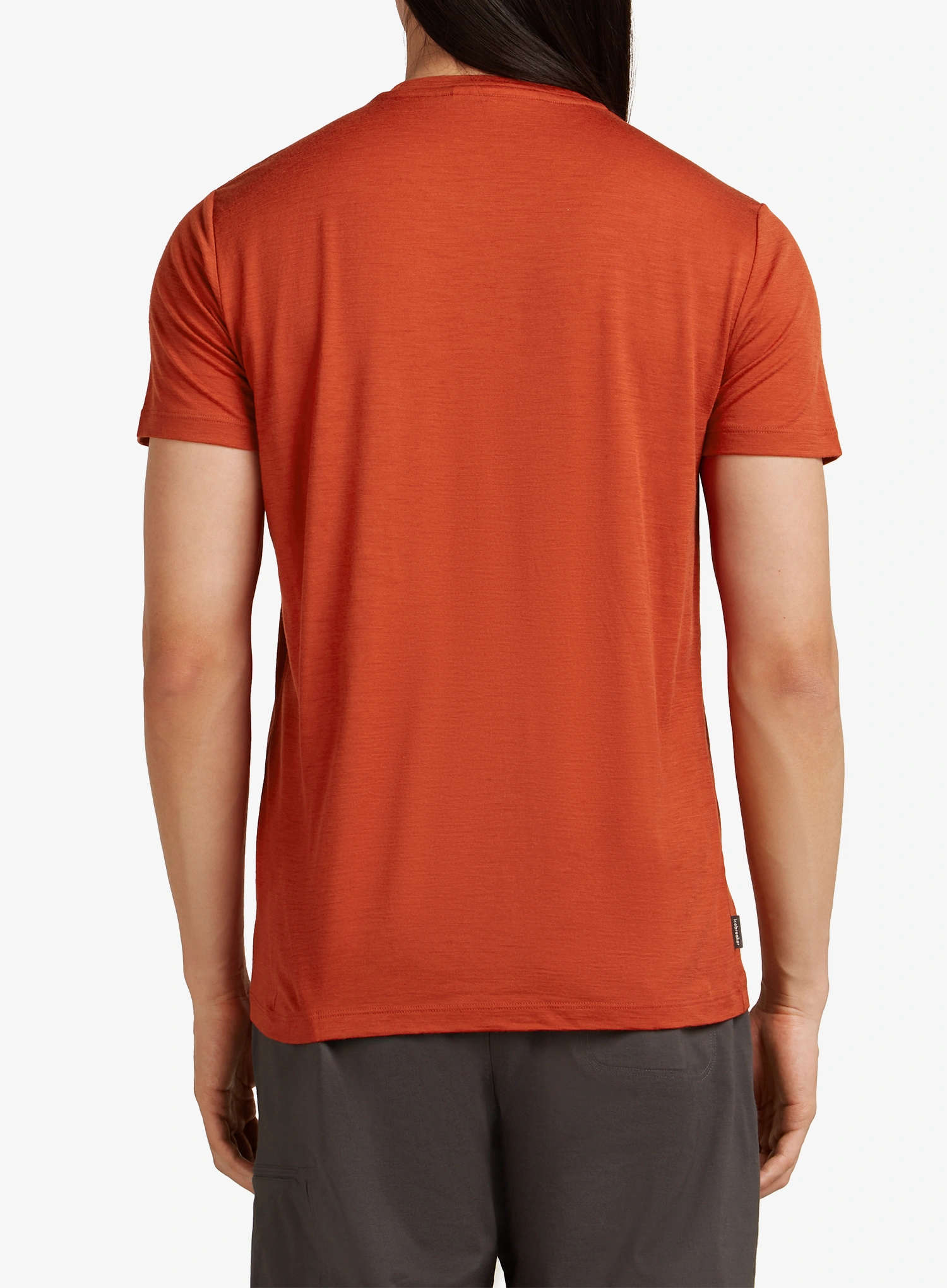 Icebreaker Merino 150 Tech Lite SS T Skiing Yeti Merinó póló - agate