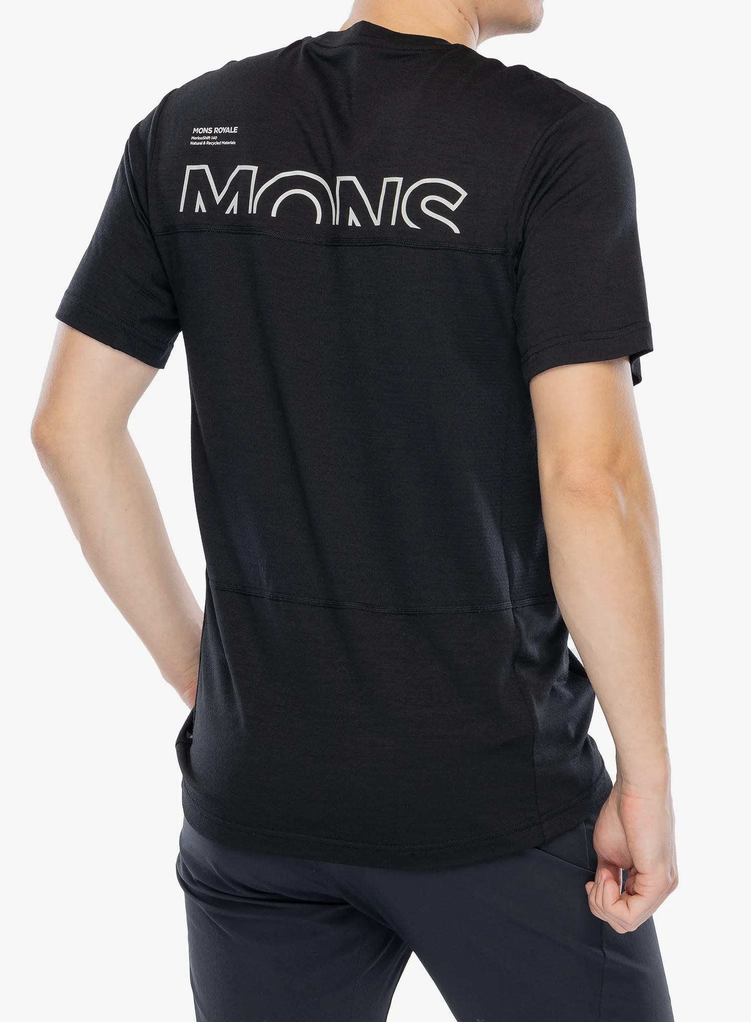 Mons Royale Tarn Merino Shift T-Shirt Merinó póló - black