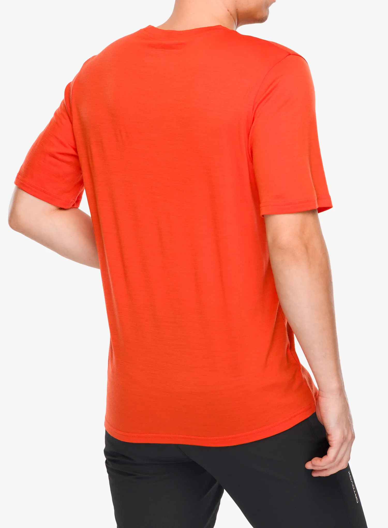 Ortovox 140 Cool Mtn Gradient TS Merinó póló - hot orange