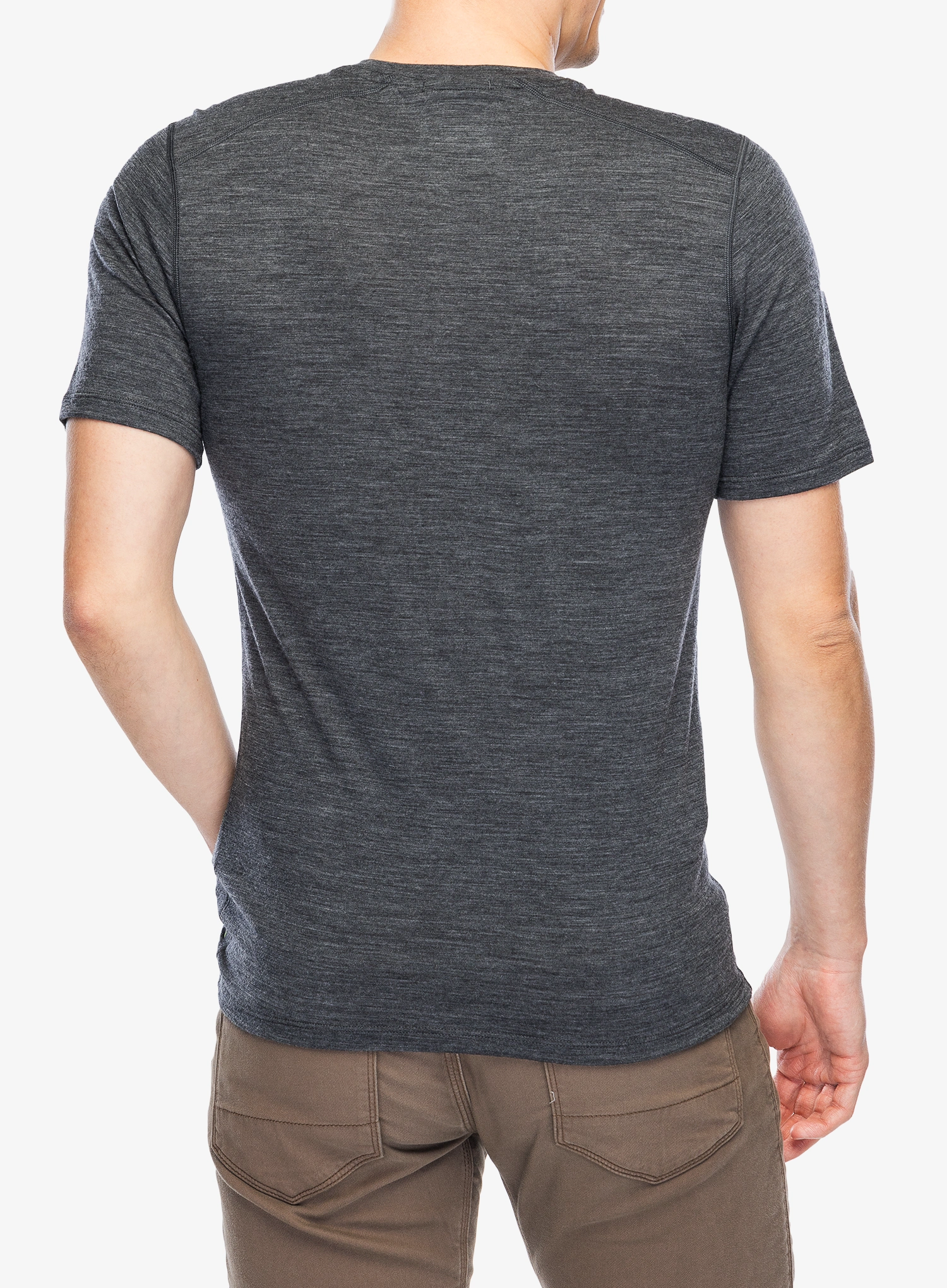 Smartwool Merino Short Sleeve Tee Boxed Merinó póló - iron heather