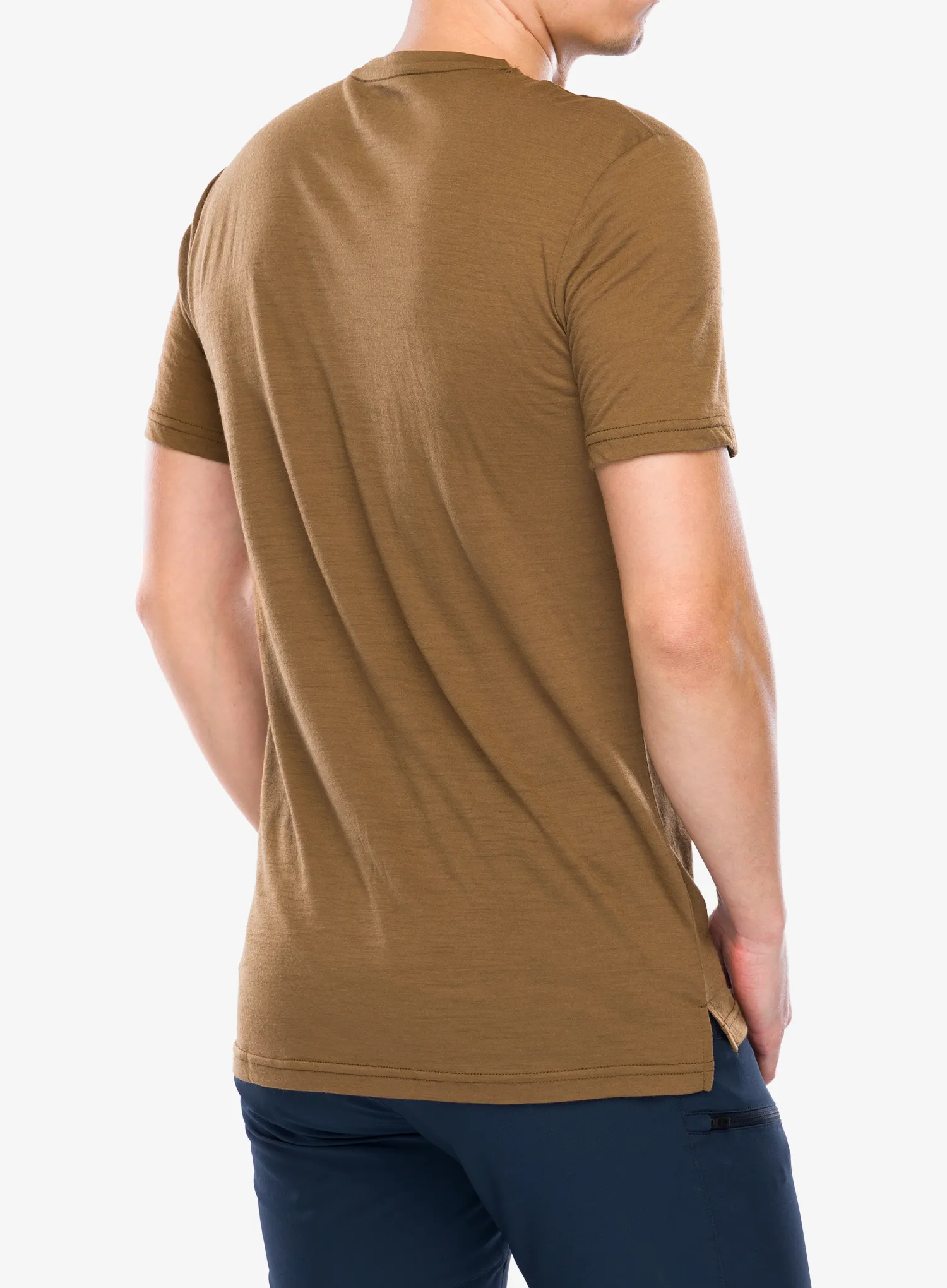 Super.natural Carabineri Tee Merinó póló - kangaroo/jet black